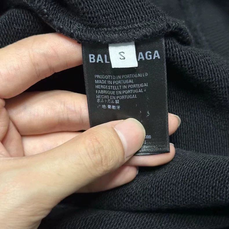 Balenciaga Balenciaga Black Hoodie with Logo Design-2505 Size US S / EU 44-46 / 1 - 3 Thumbnail