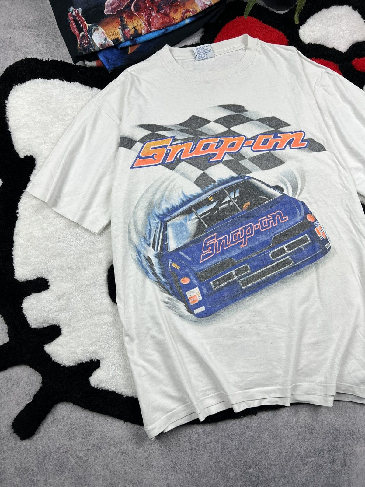 Vintage Vintage Snap-On 1994 Racing Motor NASCAR Style Y2K Tee Shirt Size US XL / EU 56 / 4 - 2 Thumbnail