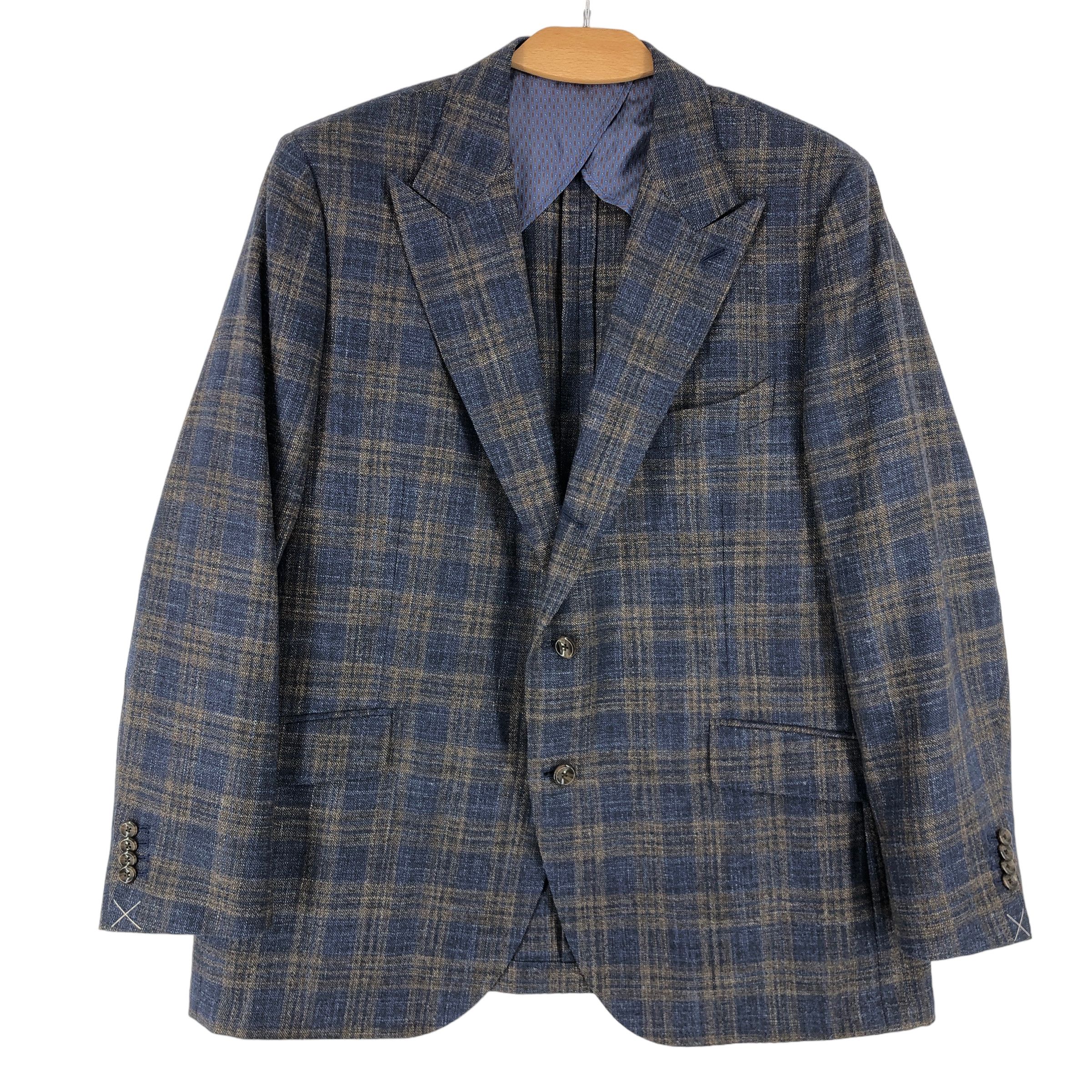 Suitsupply La Spalla Wool Silk Linen Blazer Size EU:30; UK:50; US:50S Size 50S - 1 Thumbnail