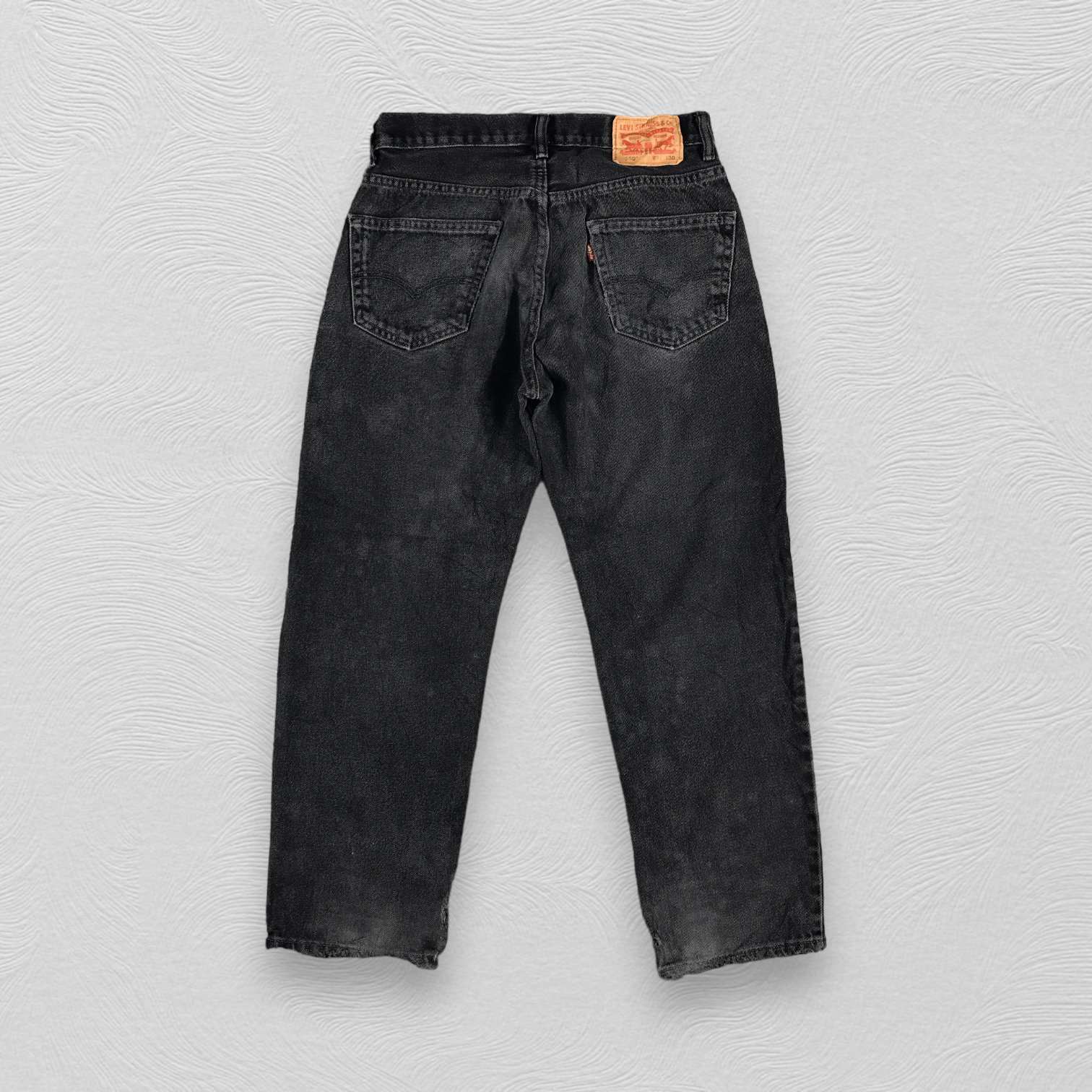 Levi's Vintage Levis 550 Jeans Faded Black Denim KJ971 Size US 31 - 2 Thumbnail