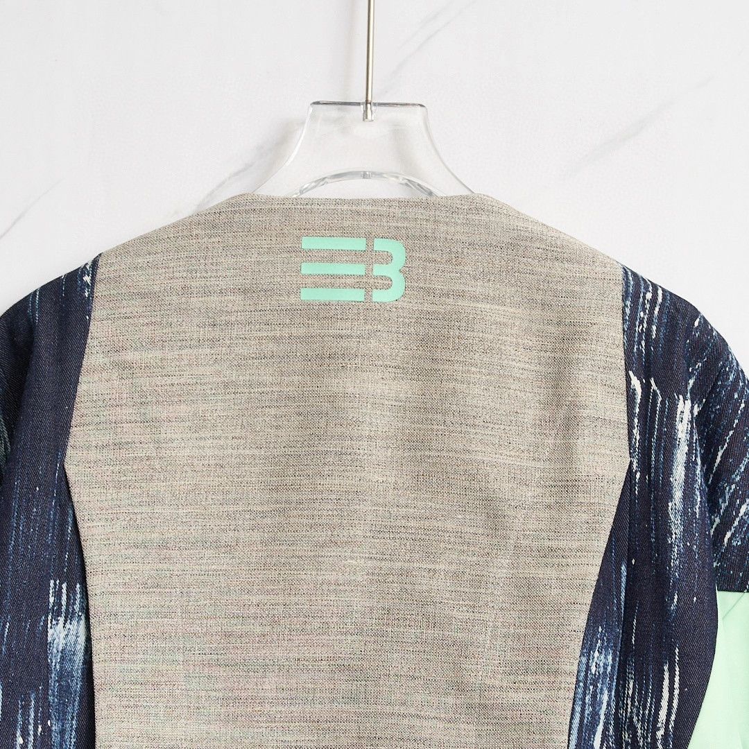 Namesake Men's Brushstroke Print Jacket in Blue, Men's — image 4 of 6