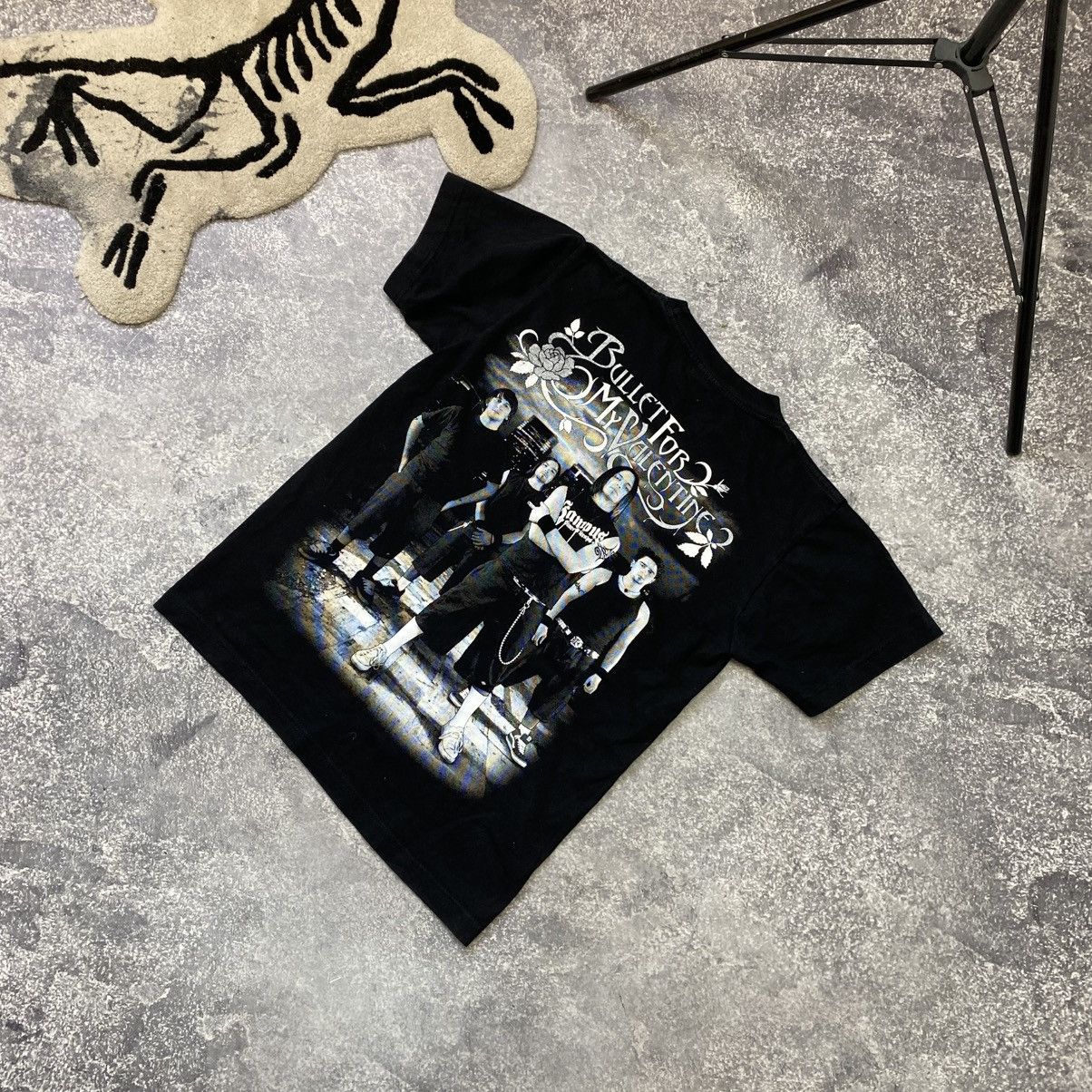 Band Tees × Vintage Vintage Bullet For My Valentine Overprinted band 90’s tee Size US S / EU 44-46 / 1 - 8 Thumbnail