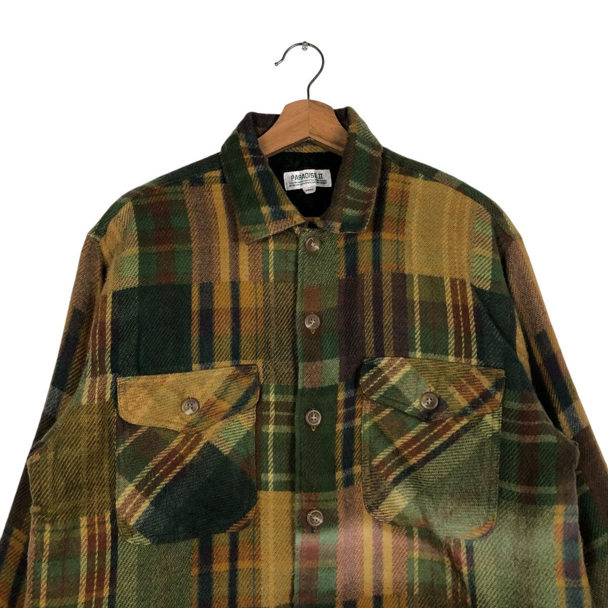 Hysteric Glamour 🔥VINTAGE WORKER JACKET BUTTON PARADISE II TARTAN DESIGN Size US L / EU 52-54 / 3 - 5 Thumbnail