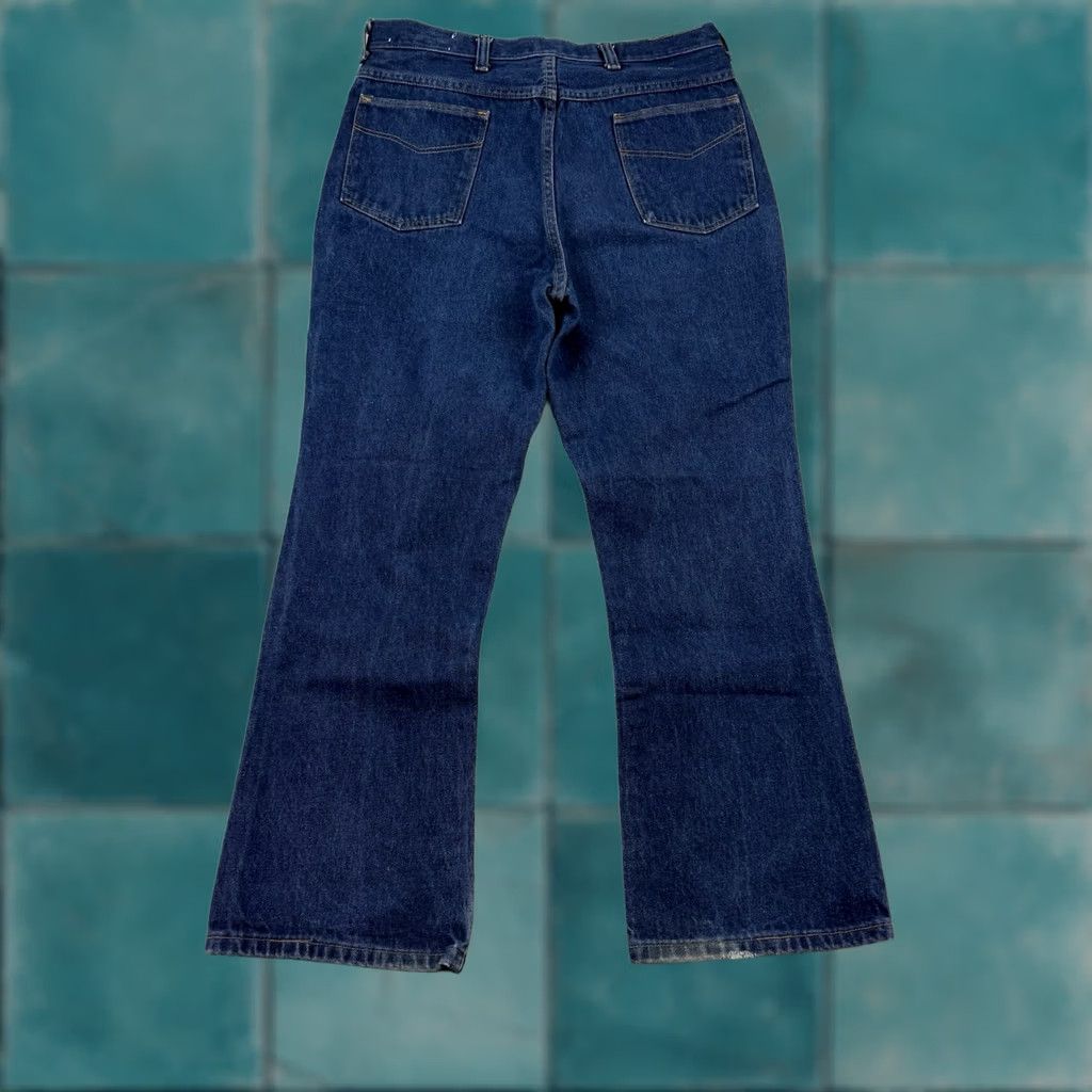 Denime VINTAGE Sheplers Jeans 34x30 Blue Denim Bootcut Cowboy 70s USA Mens Size US 34 / EU 50 - 1 Thumbnail