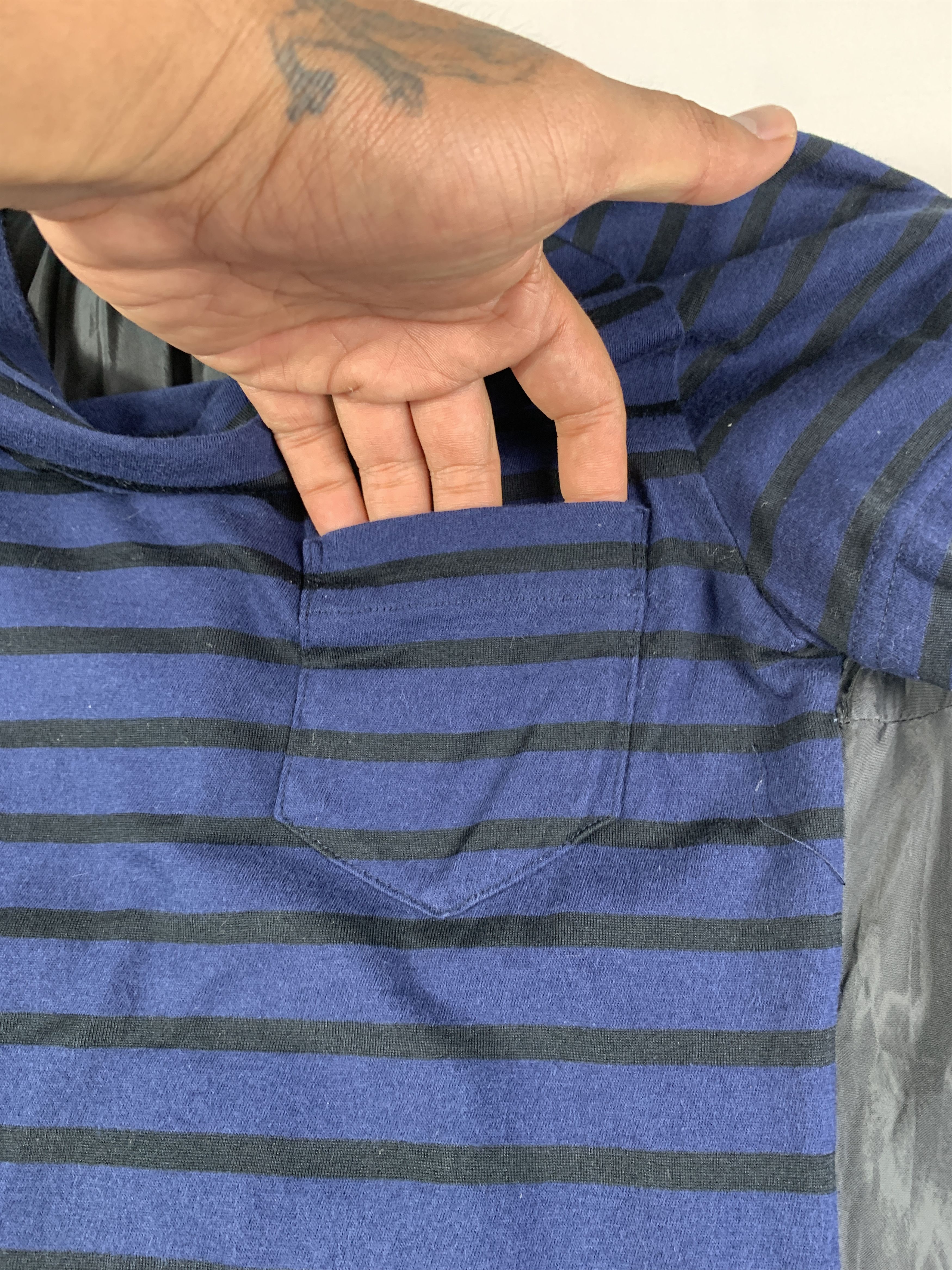 Sacai Sacai Luck Stripes Mix Silk Top (M) Size M / US 6-8 / IT 42-44 - 7 Thumbnail