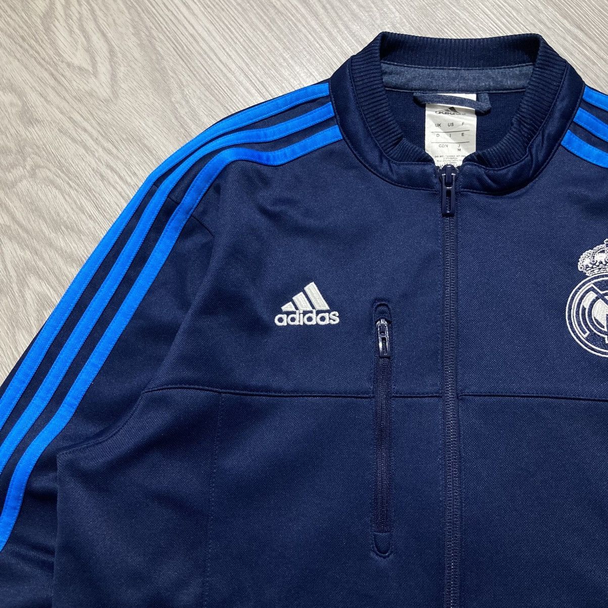 Adidas 2015-16 Real Madrid Adidas Tracktop Zip Jacket 3 Stripes Size US M / EU 48-50 / 2 - 5 Thumbnail