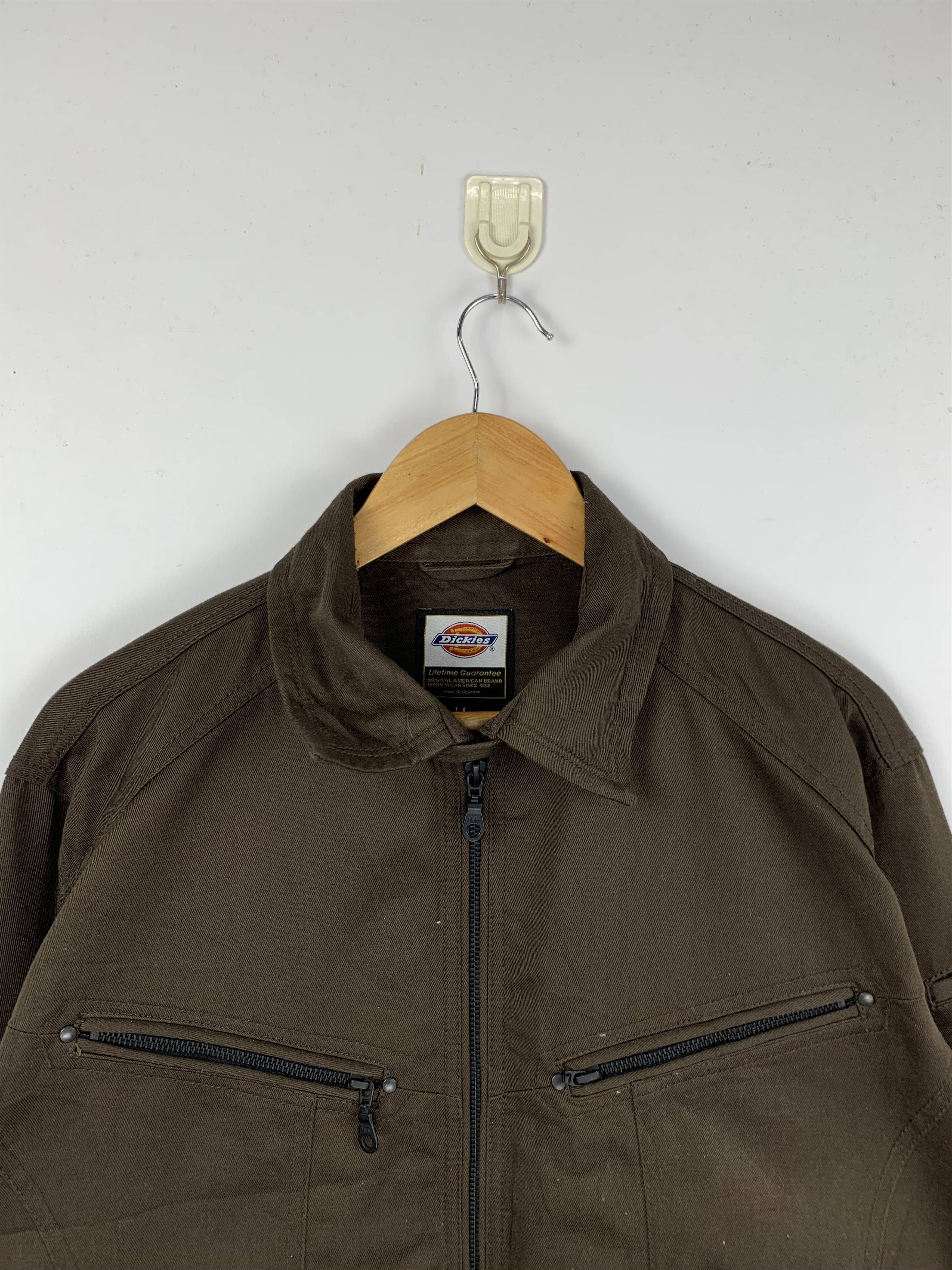 Dickies Vintage Dickies Tactical Pocket Workwear Denim Jacket J1596 Size US XL / EU 56 / 4 - 2 Thumbnail