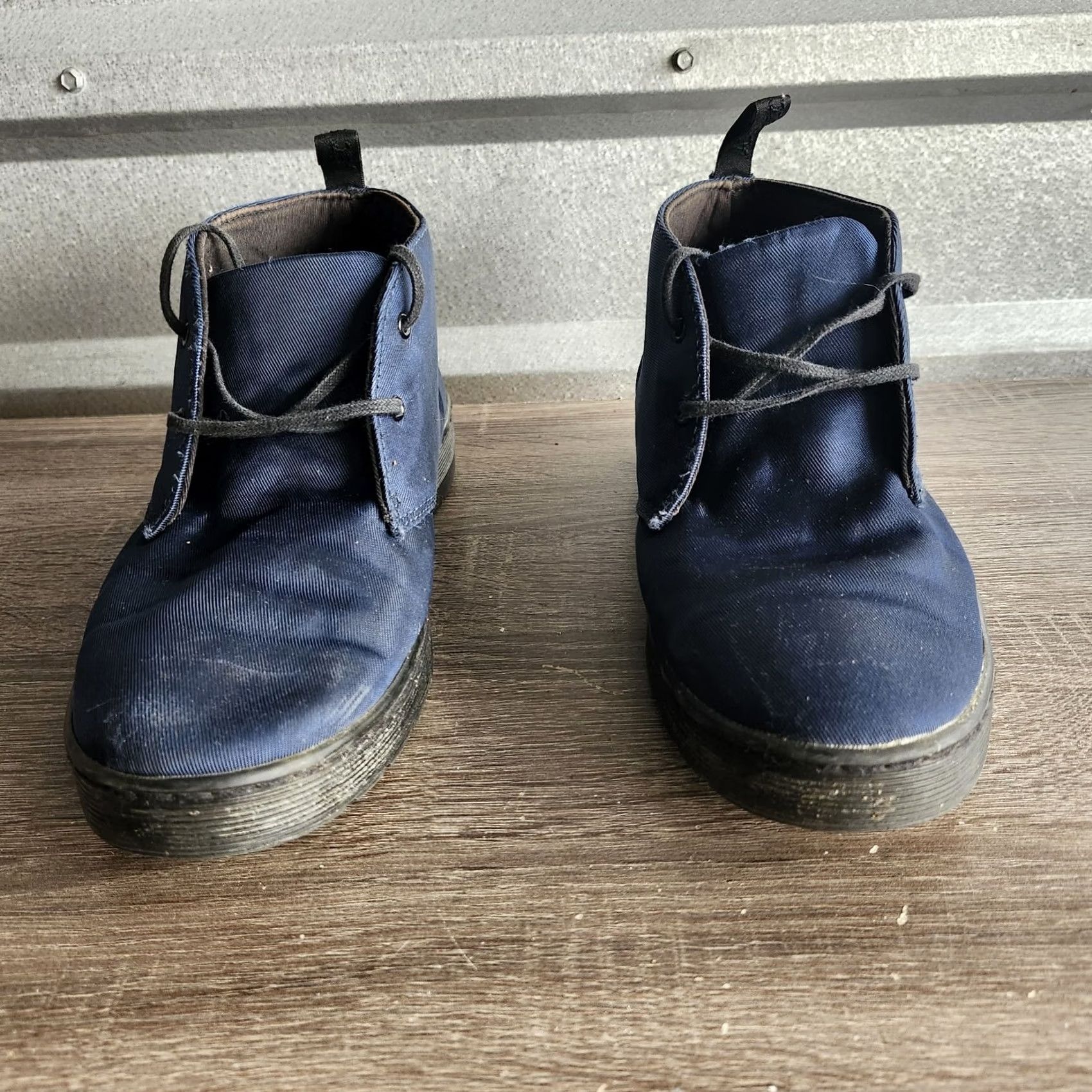 Dr. Martens Dr Martens DAYTONA Boots / BLUE Satin / Women’s US Size 9L - NEEDS CLEANING Size US 9 / IT 39 - 2 Thumbnail