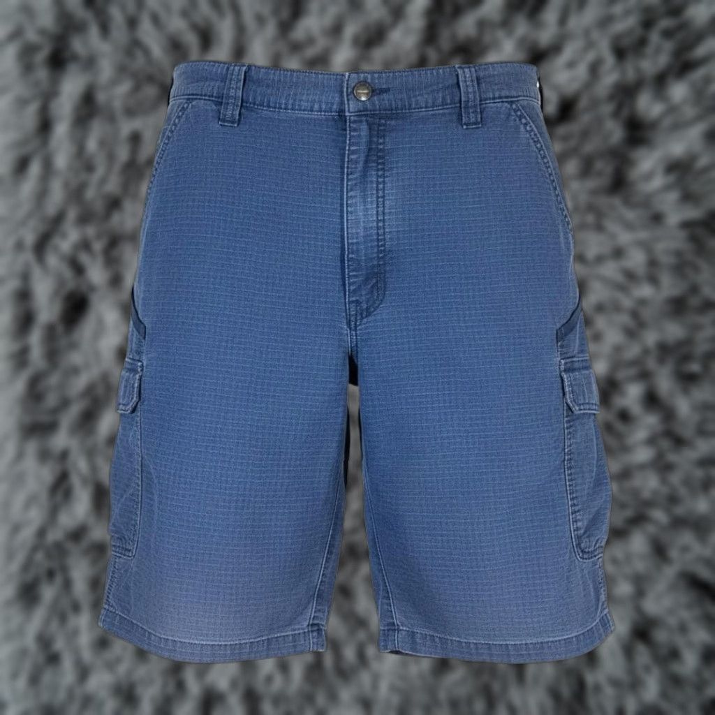 Carhartt Carhartt Cargo Shorts Mens 46 Blue Relaxed Fit 8 Inseam Canvas Pockets Cargo Shorts Mens Blue 46 Inseam 8 Summer Workwear Carhartt Logo Patch Mens Size US 30 / EU 46 - 1 Thumbnail