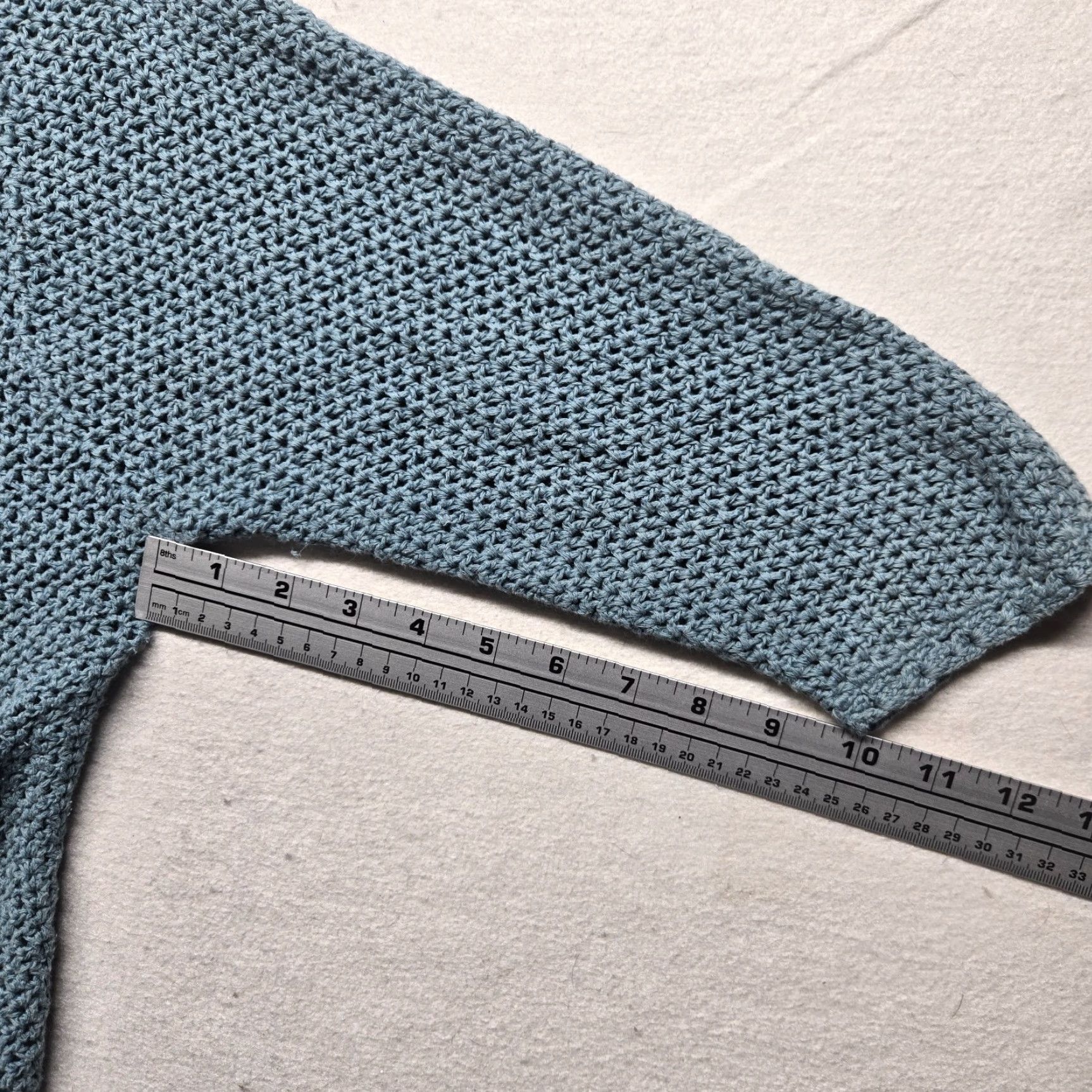 Vintage L.L. Bean Cardigan Adult Size M Blue Cotton Open Front Solid Womens Size M / US 6-8 / IT 42-44 - 3 Thumbnail