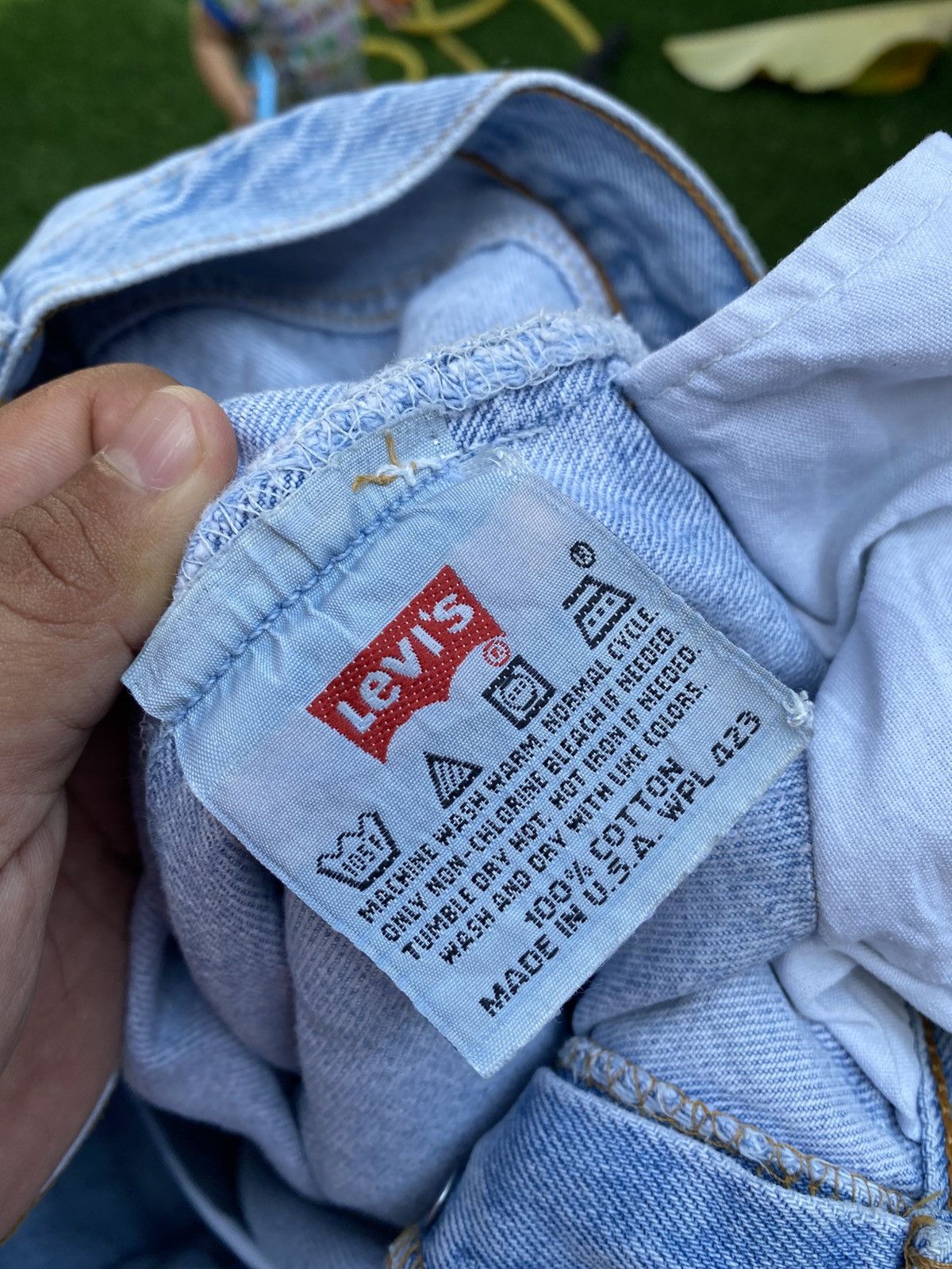 Levi's Vintage Clothing × Vintage W32x31.5 Vinatge levi's 501 made in USA faded 90s distressed Size US 32 / EU 48 - 9 Thumbnail