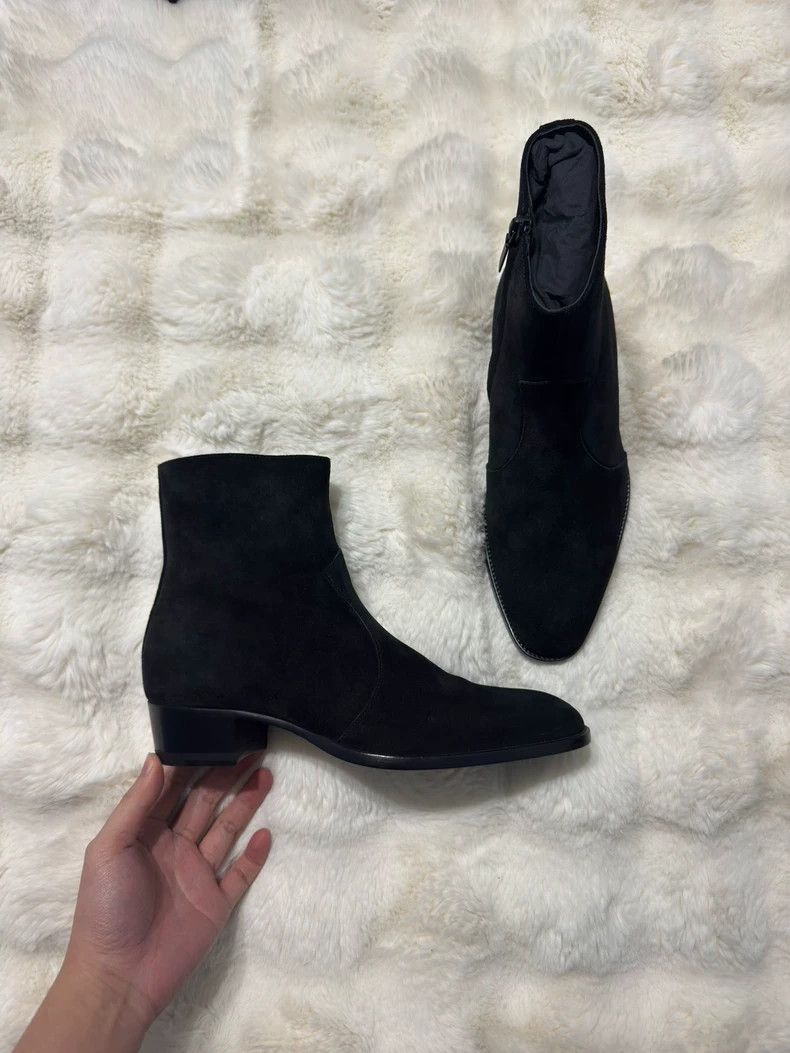 Saint Laurent Paris Saint Laurent Wyatt Suede Men's Boots 2504-Nextarrow Size US 7 / EU 40 - 1 Thumbnail
