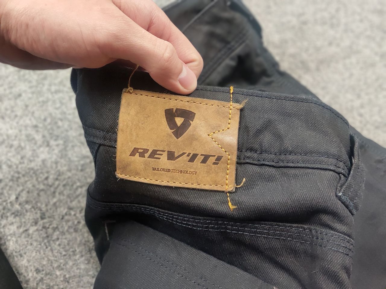 Alpinestars Revit Carnaby Motorcycle Cordura Knee Solid Blue Denim Jeans Size US 32 / EU 48 - 15 Thumbnail