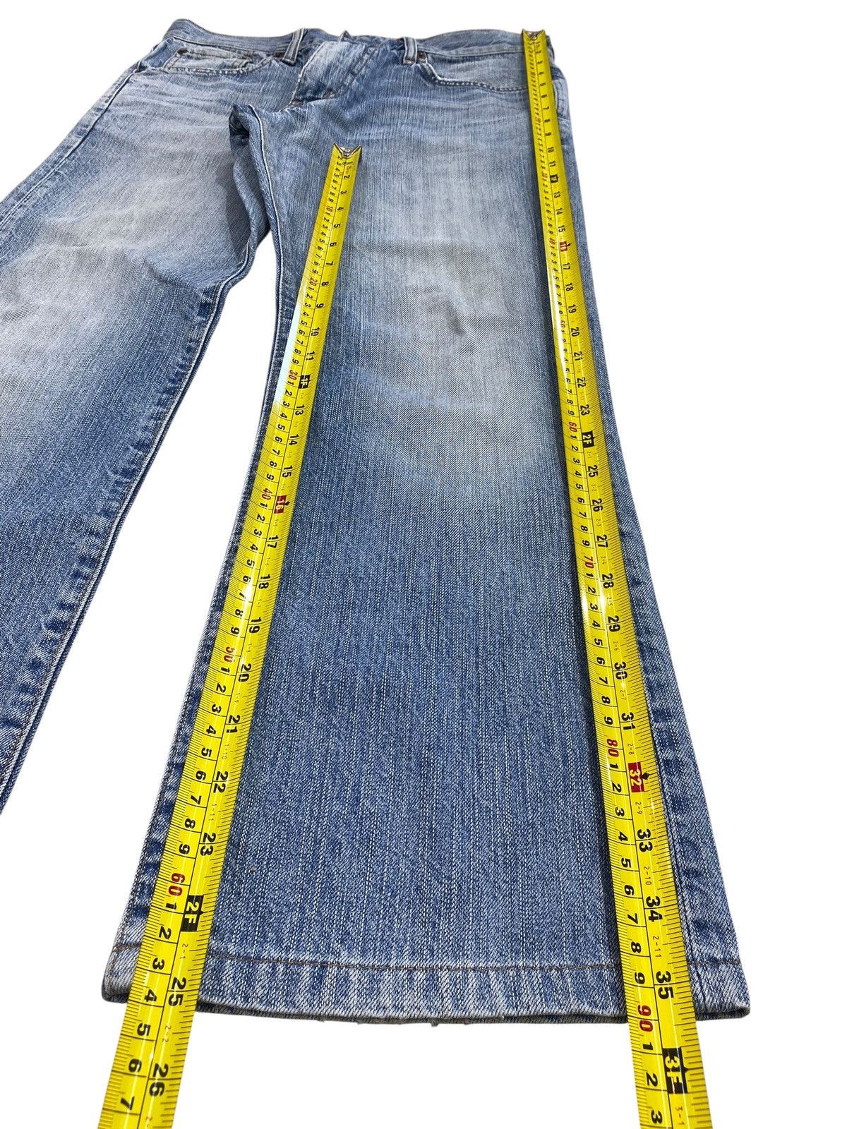 Edwin Edwin 503TM Faded Blue Wash Boot Cut Style Jeans Size US 30 / EU 46 - 8 Thumbnail