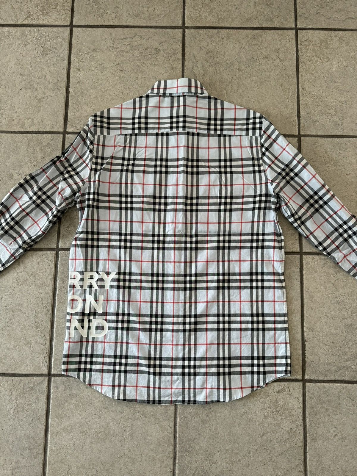 Burberry Burberry Sandor Button Up Shirt Long Sleeve Oversized Size US XS / EU 42 / 0 - 7 Thumbnail