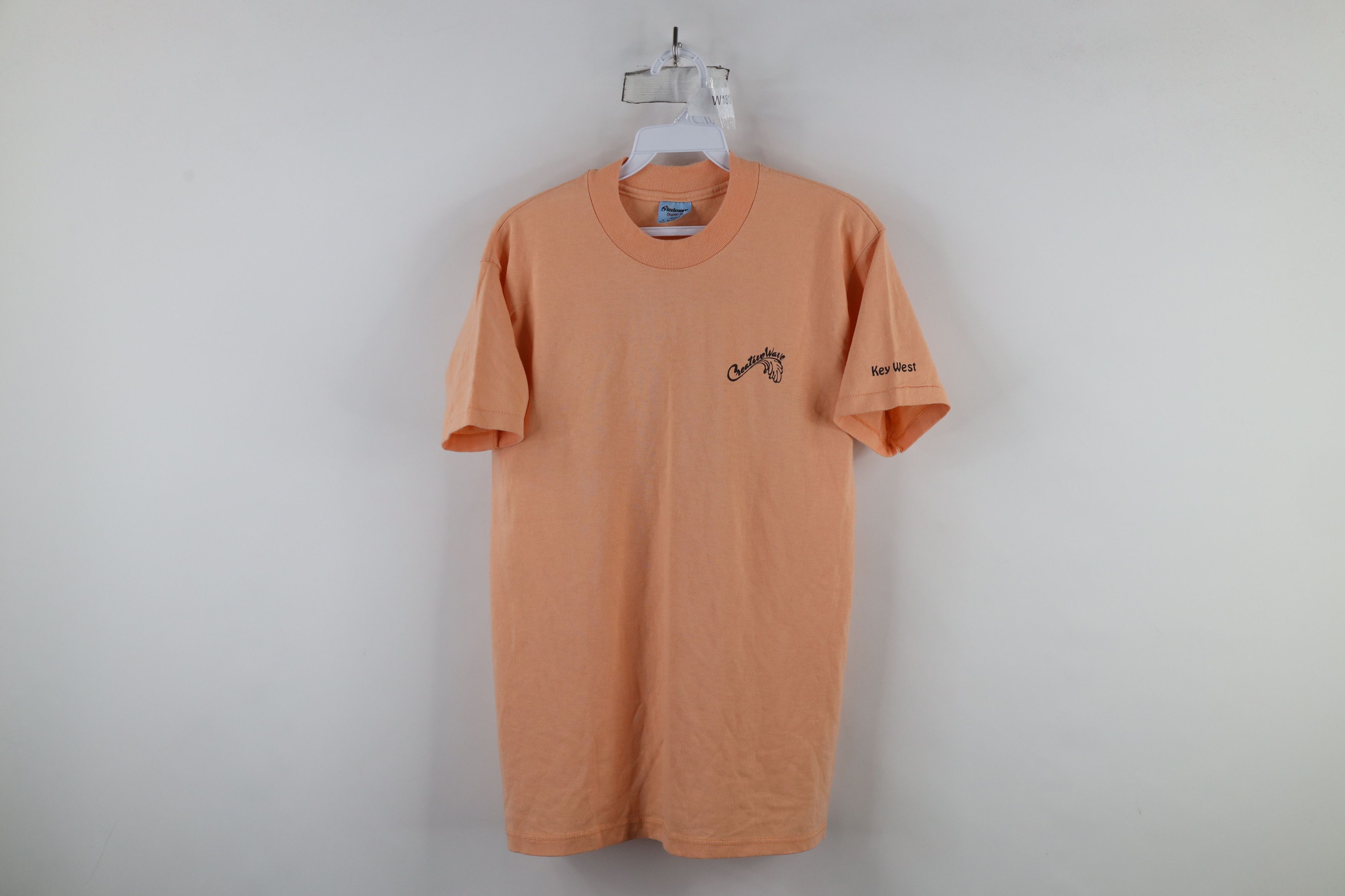 Vintage Vintage 80s Funny Comic Sumo Fishing Team T-Shirt Pink USA Size US M / EU 48-50 / 2 - 1 Thumbnail
