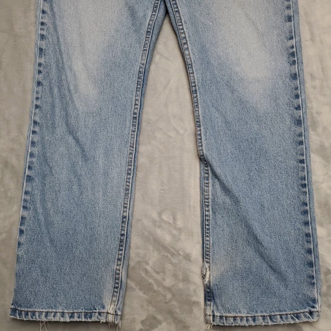 George George Jeans Mens 35x32 35x30 Blue Denim Distressed Faded Cotton Work Pants Size US 35 - 2 Thumbnail