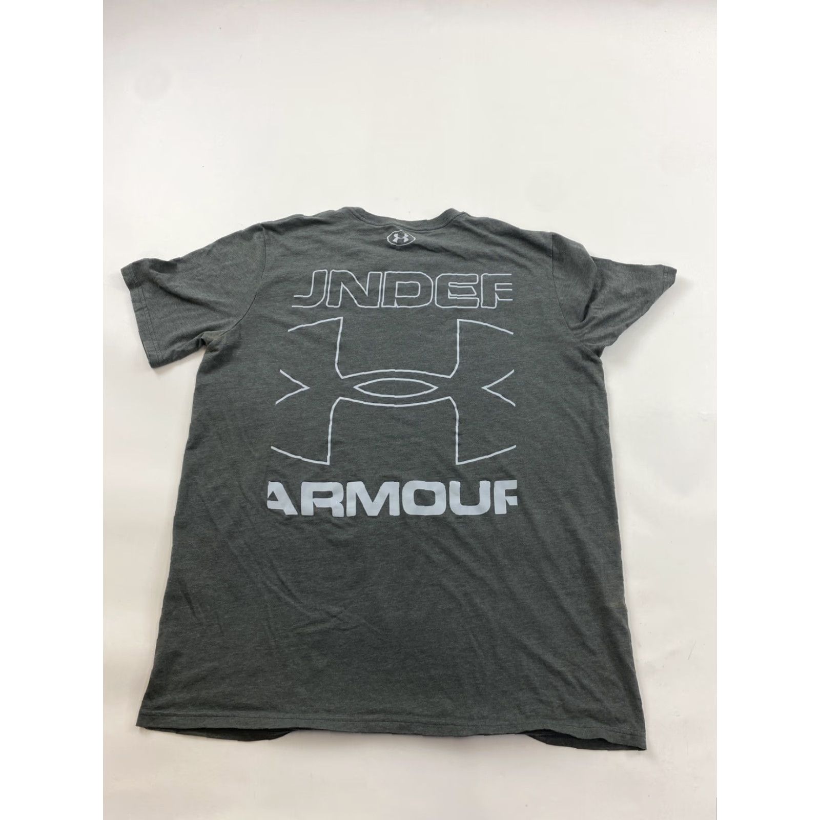 Under Armour Under Armour Shirt Men 2XL Gray Short Sleeve Crew Neck Logo T-Shirt Size US XXL / EU 58 / 5 - 3 Thumbnail