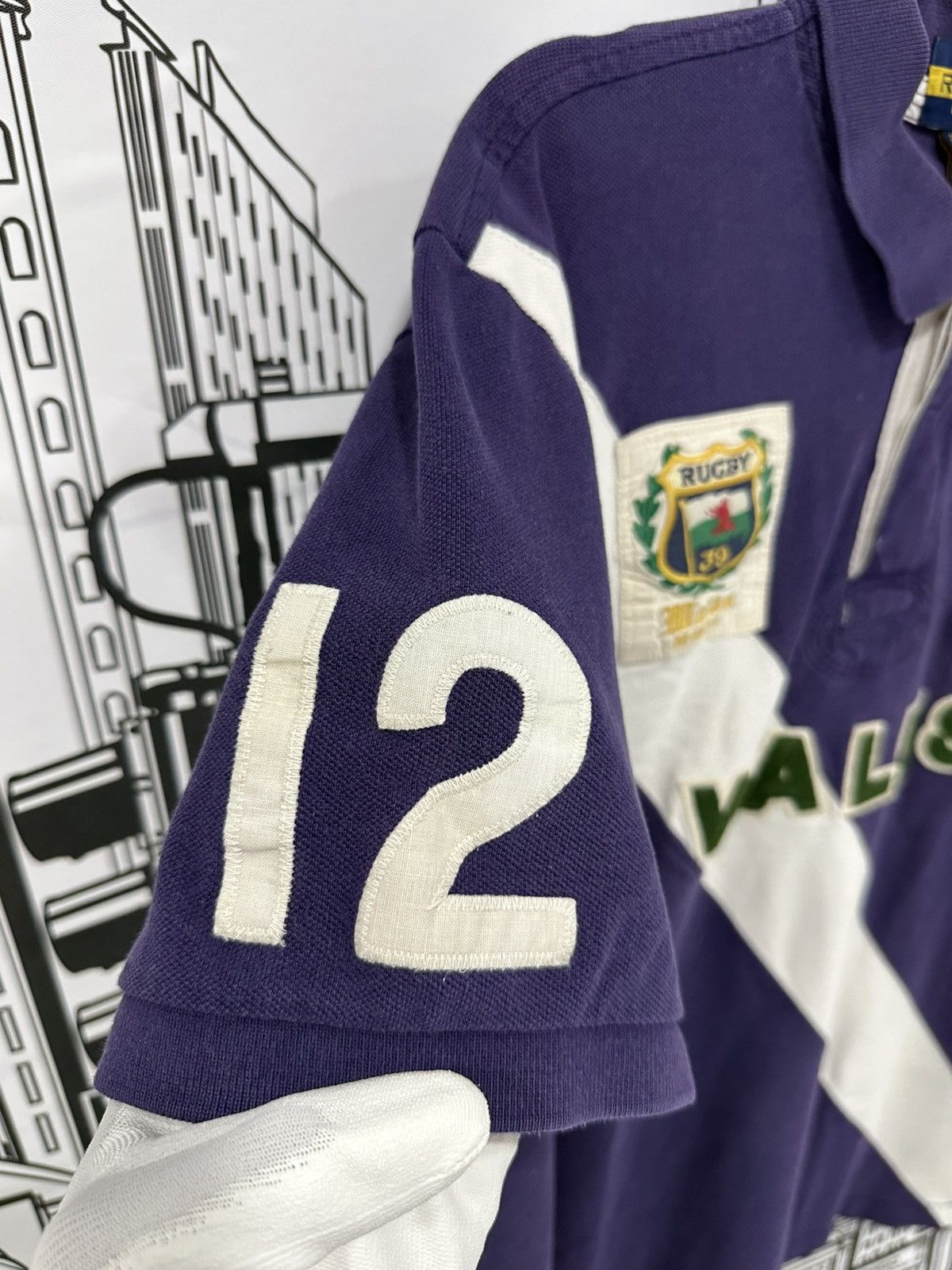 Rugby Ralph Lauren Rugby Ralph Lauren Wales Big Kicker Polo Purple XL Size US XL / EU 56 / 4 - 5 Thumbnail