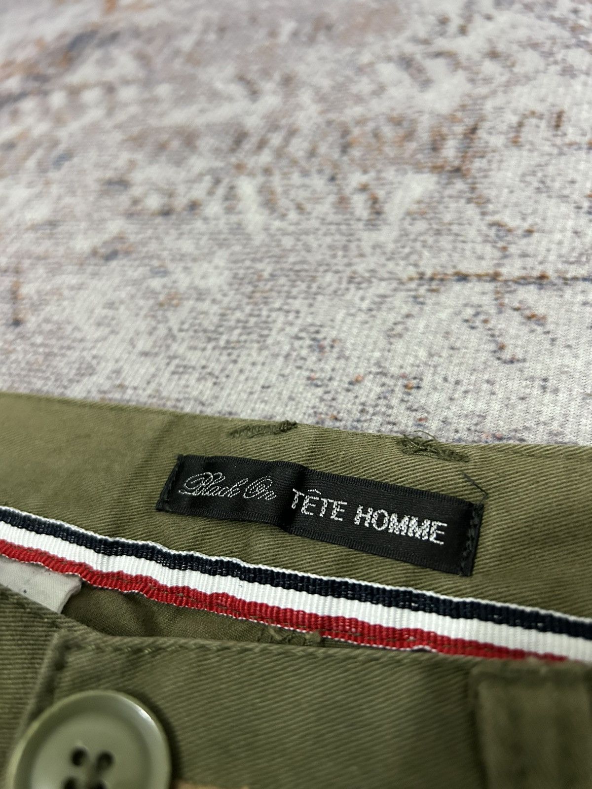 Tete Homme Vintage Sun Faded Tete Homme Issey Miyake Buckle Back Pants Size US 31 - 8 Thumbnail