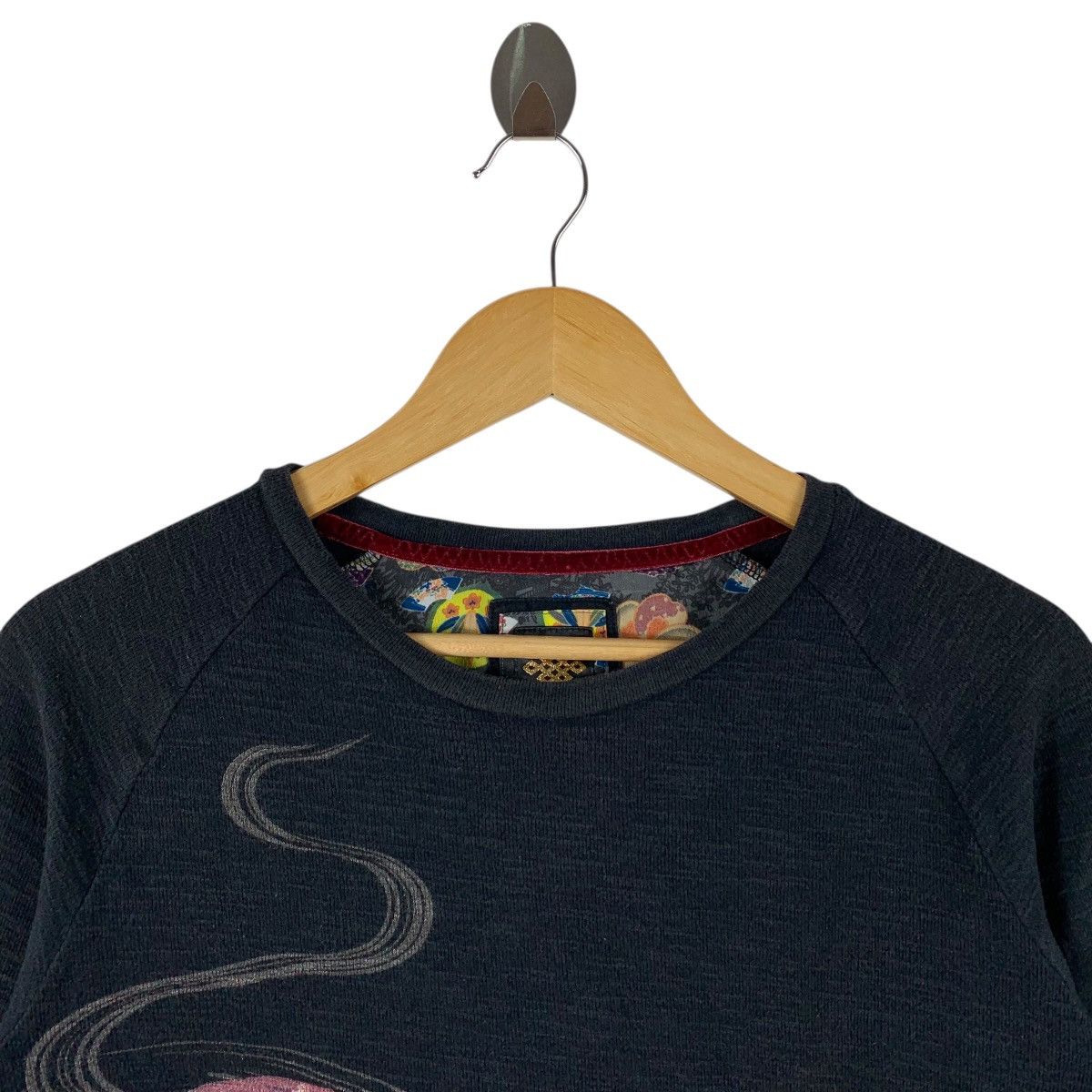 Other Miyui Wagara Japanese Koi Fish Embroidered Raglan Shirt Size US S / EU 44-46 / 1 - 3 Thumbnail