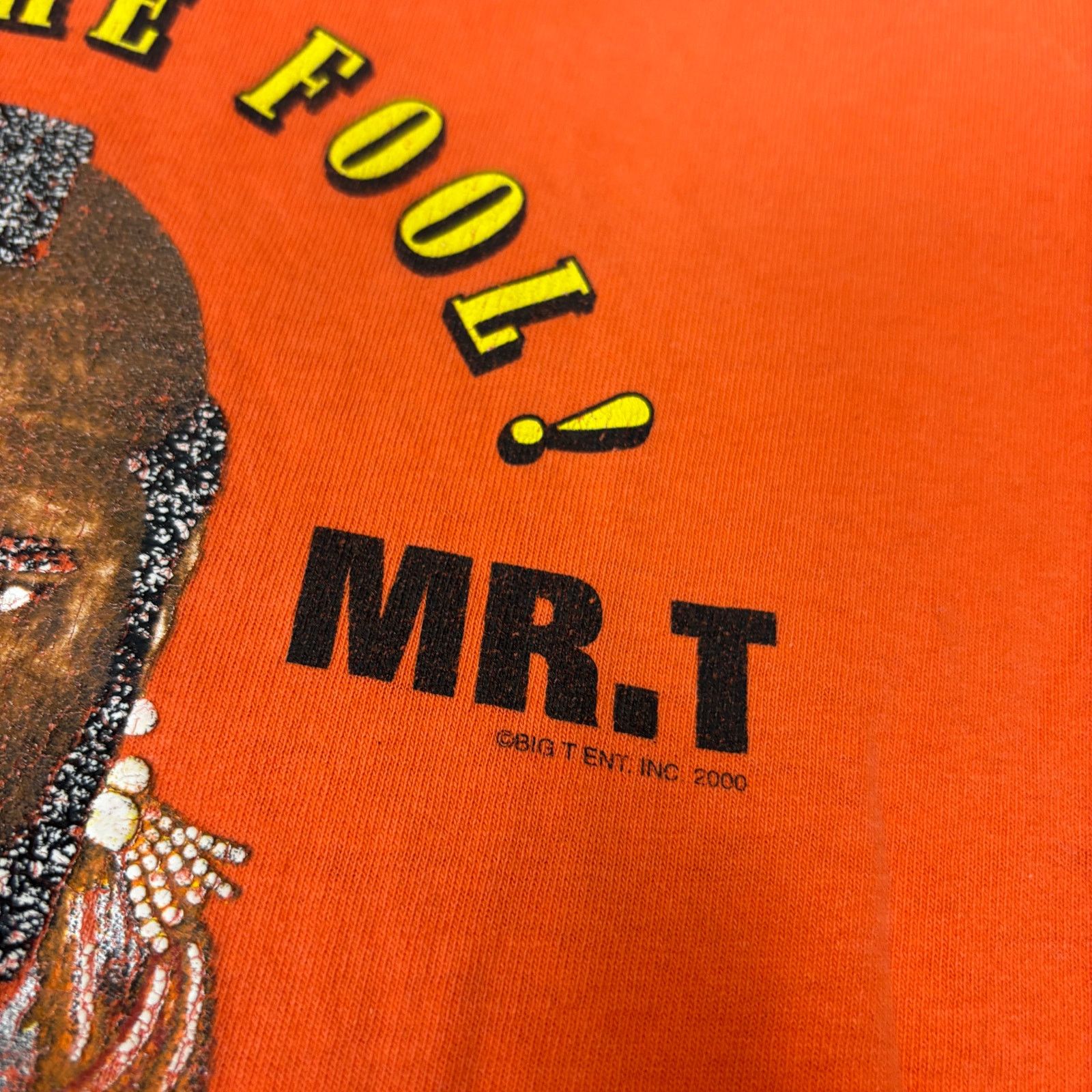 Hanes × Vintage Vintage 2000 Mr. T I Pity The Fool T Shirt Large The A Team Size US L / EU 52-54 / 3 - 3 Thumbnail
