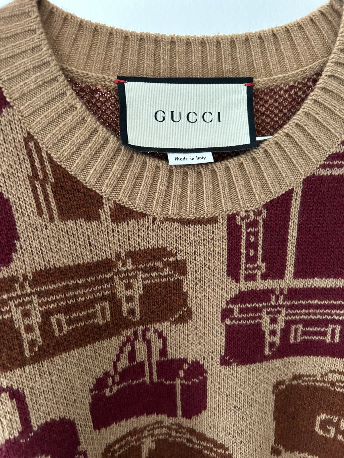 Gucci Luggage Knit Sweater Size US M / EU 48-50 / 2 - 4 Thumbnail