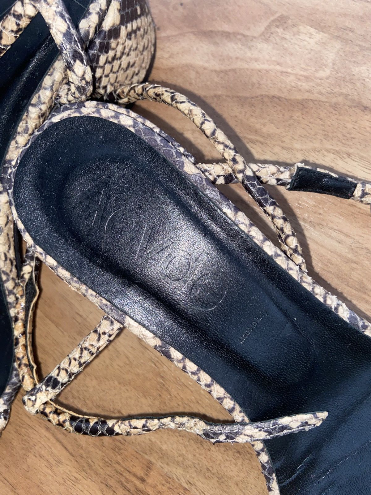 aeyde Aeyde leather snake sick Size US 7 / IT 37 - 2 Thumbnail