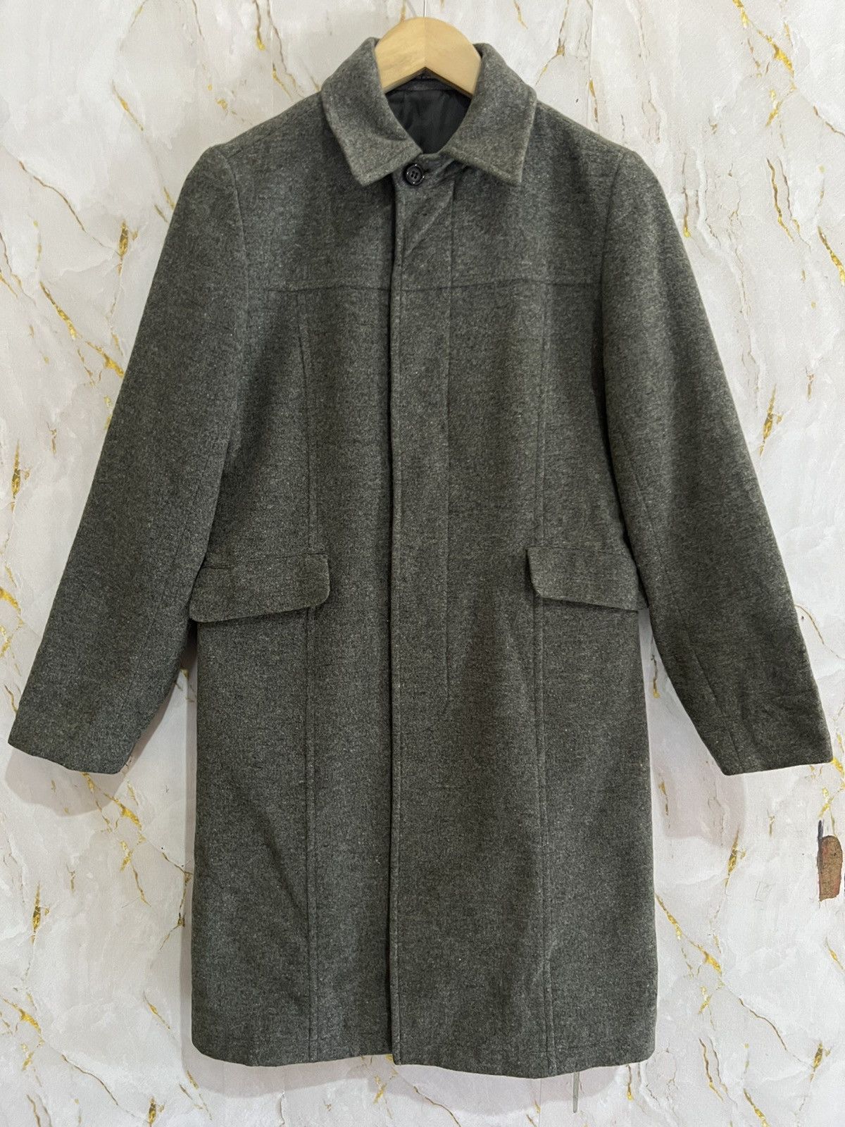 Yohji Yamamoto Ined Long Jacket–Yohji-Inspired Silhouette–Japan Minimalism Size US M / EU 48-50 / 2 - 1 Thumbnail
