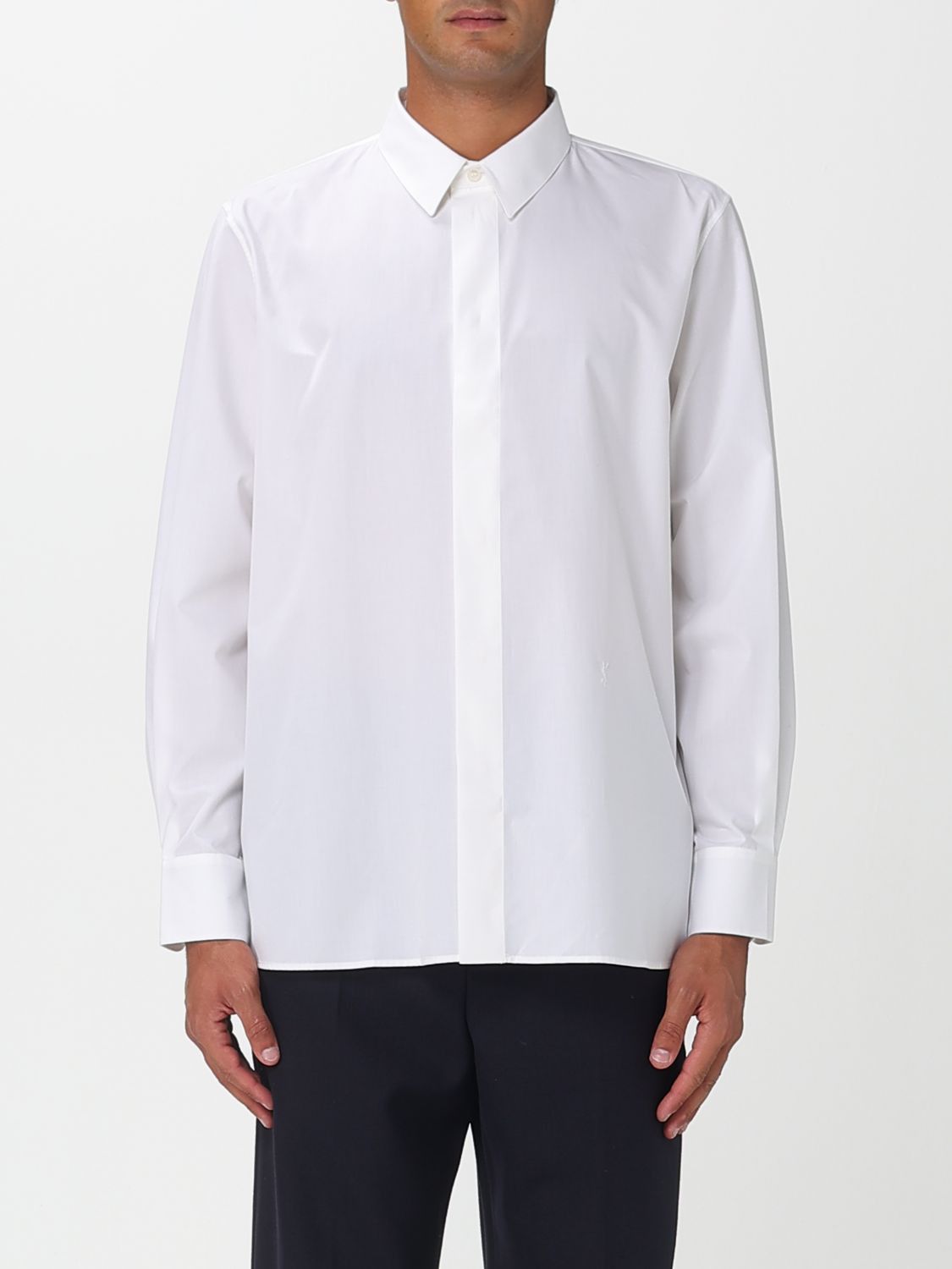 Saint Laurent Paris Saint Laurent Shirt Men White Size US XL / EU 56 / 4 - 1 Thumbnail