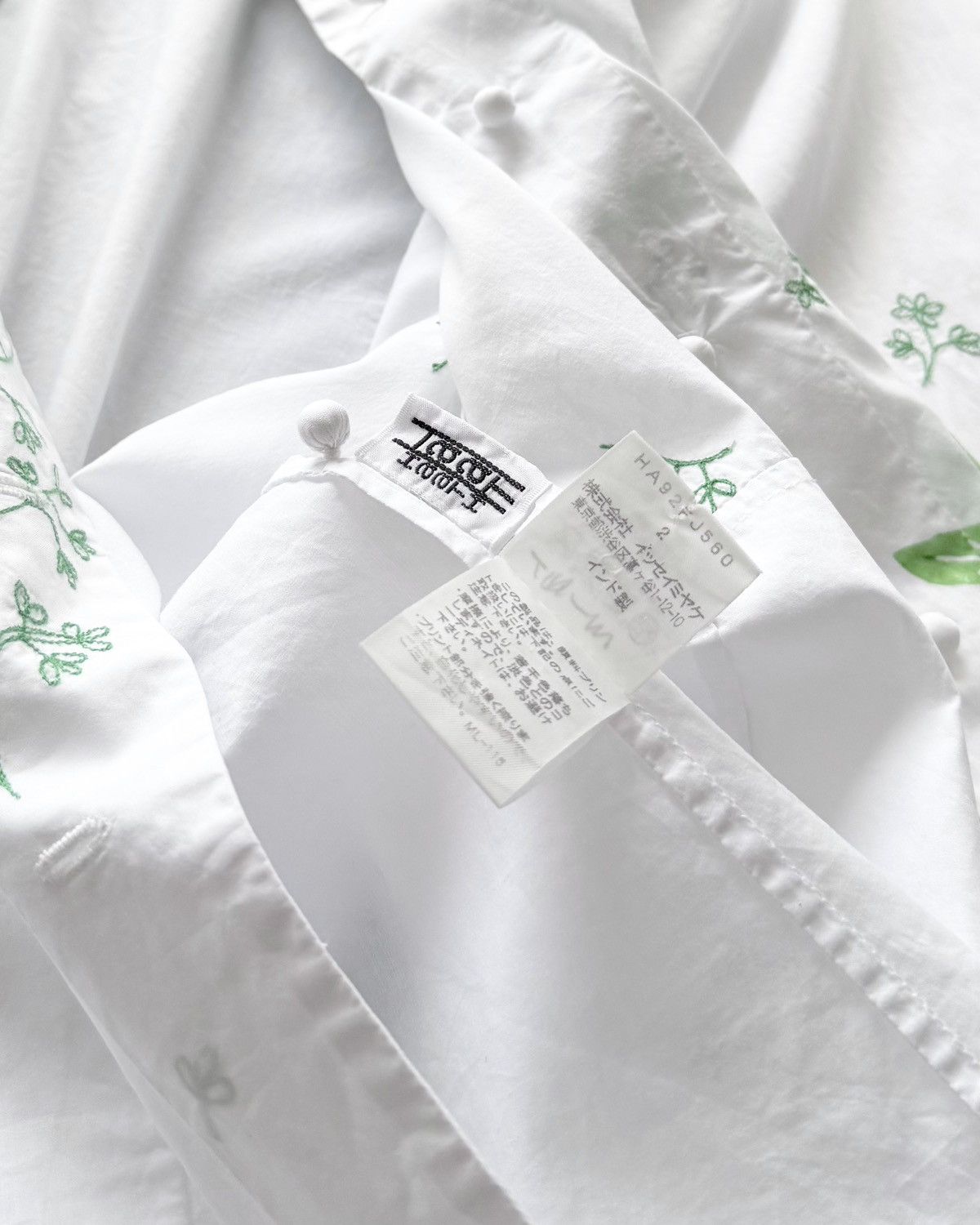 Issey Miyake HaaT by ISSEY MIYAKE Chinese Style Shirt Size M / US 6-8 / IT 42-44 - 9 Thumbnail