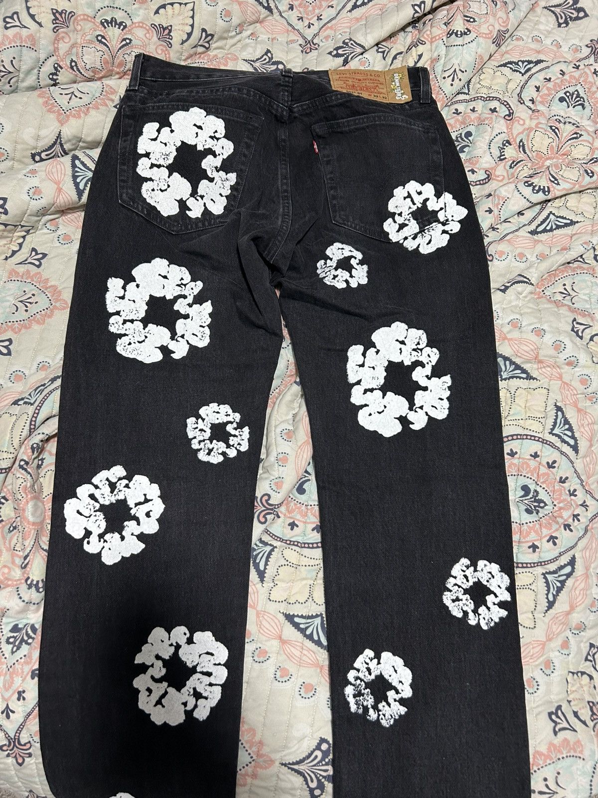 DENIM TEARS Black denim tear jeans Size US 32 / EU 48 - 3 Thumbnail