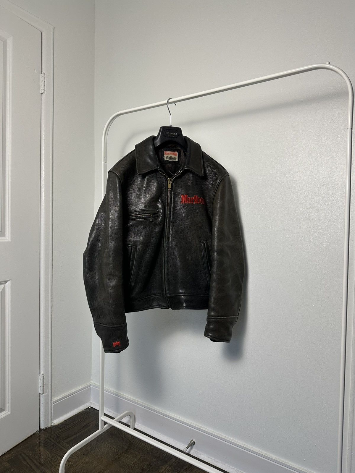 Marlboro Marlboro An American Tradition Heavy Leather Jacket Size US M / EU 48-50 / 2 - 4 Thumbnail
