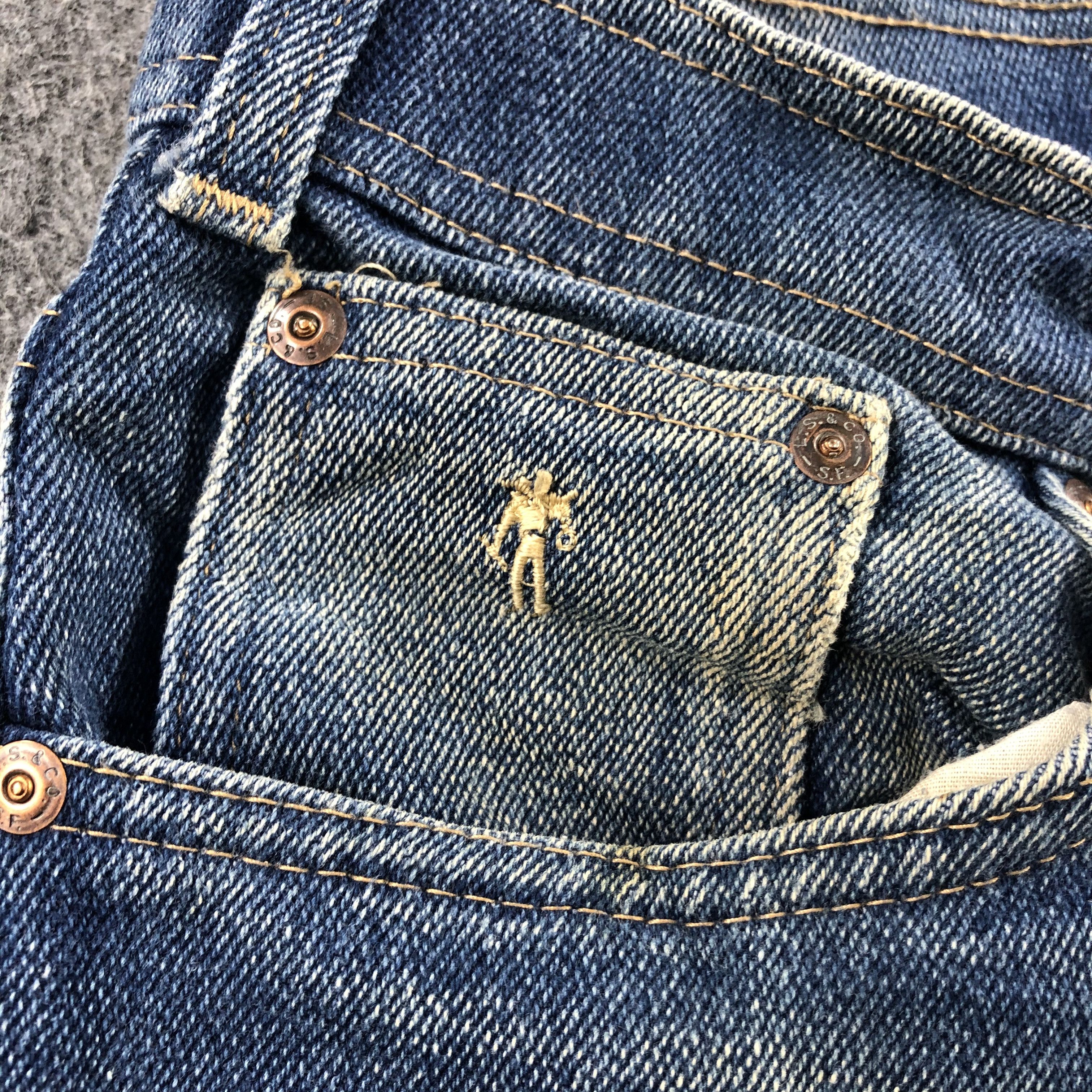 Levi's Vintage Blue Wash Levis Jeans-J2161 Size US 36 / EU 52 - 9 Thumbnail