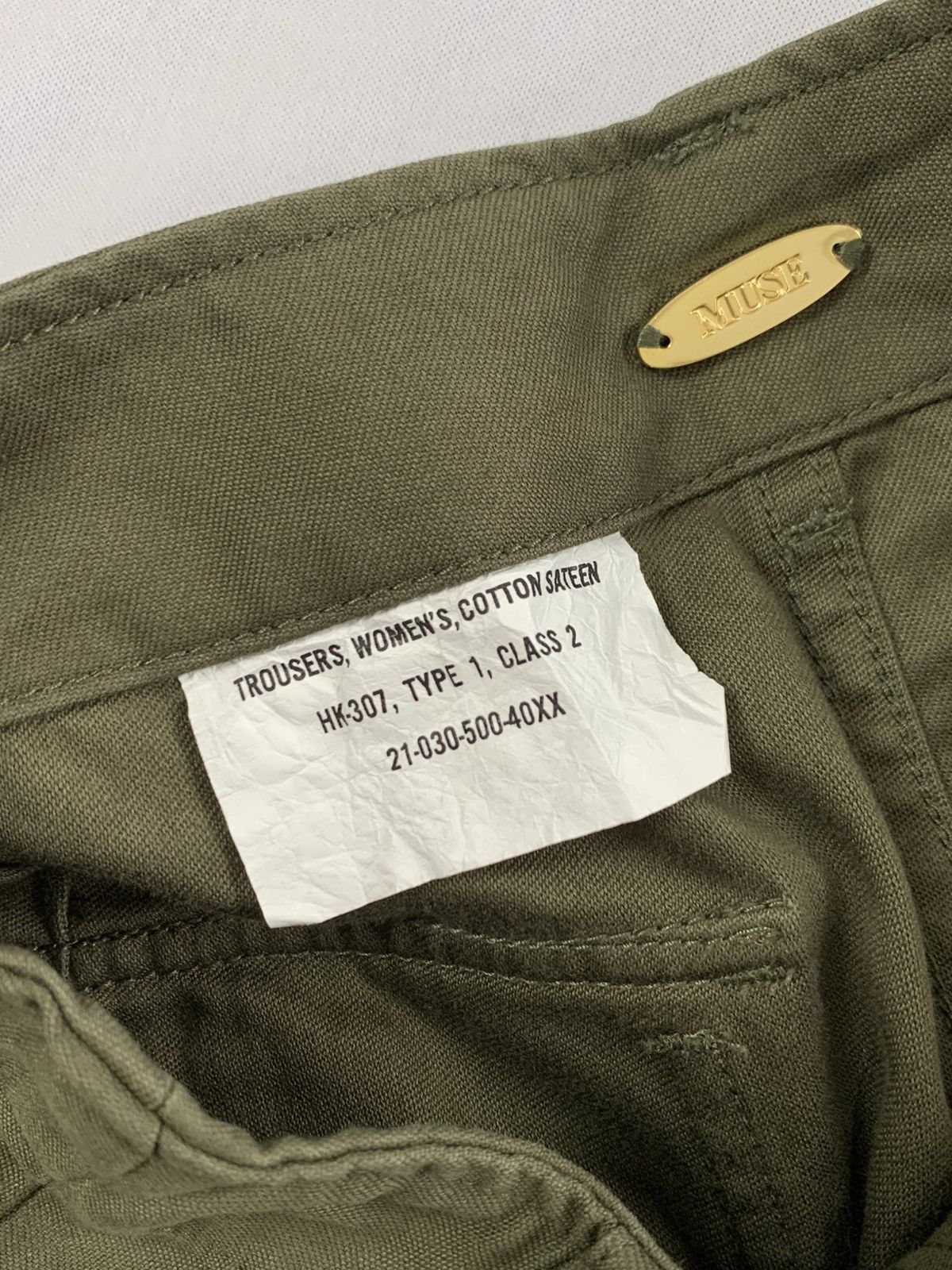 Vintage vintage military trouser pant Size 26" / US 2 / IT 38 - 4 Thumbnail