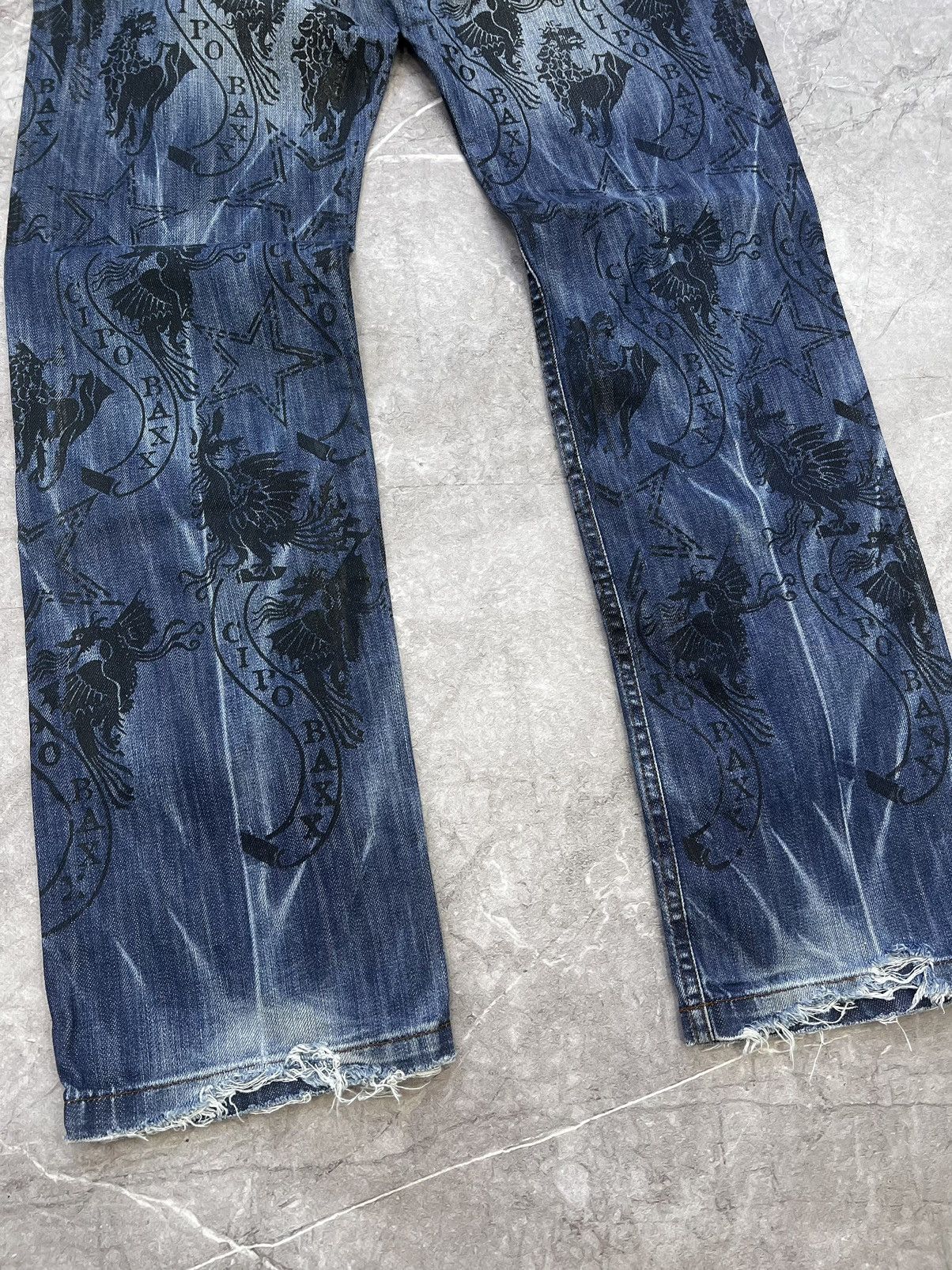 Christian Audigier × Ed Hardy × Vintage Vintage Ed Hardy Christian Audigier Wings Style Pants Size US 32 / EU 48 - 9 Thumbnail