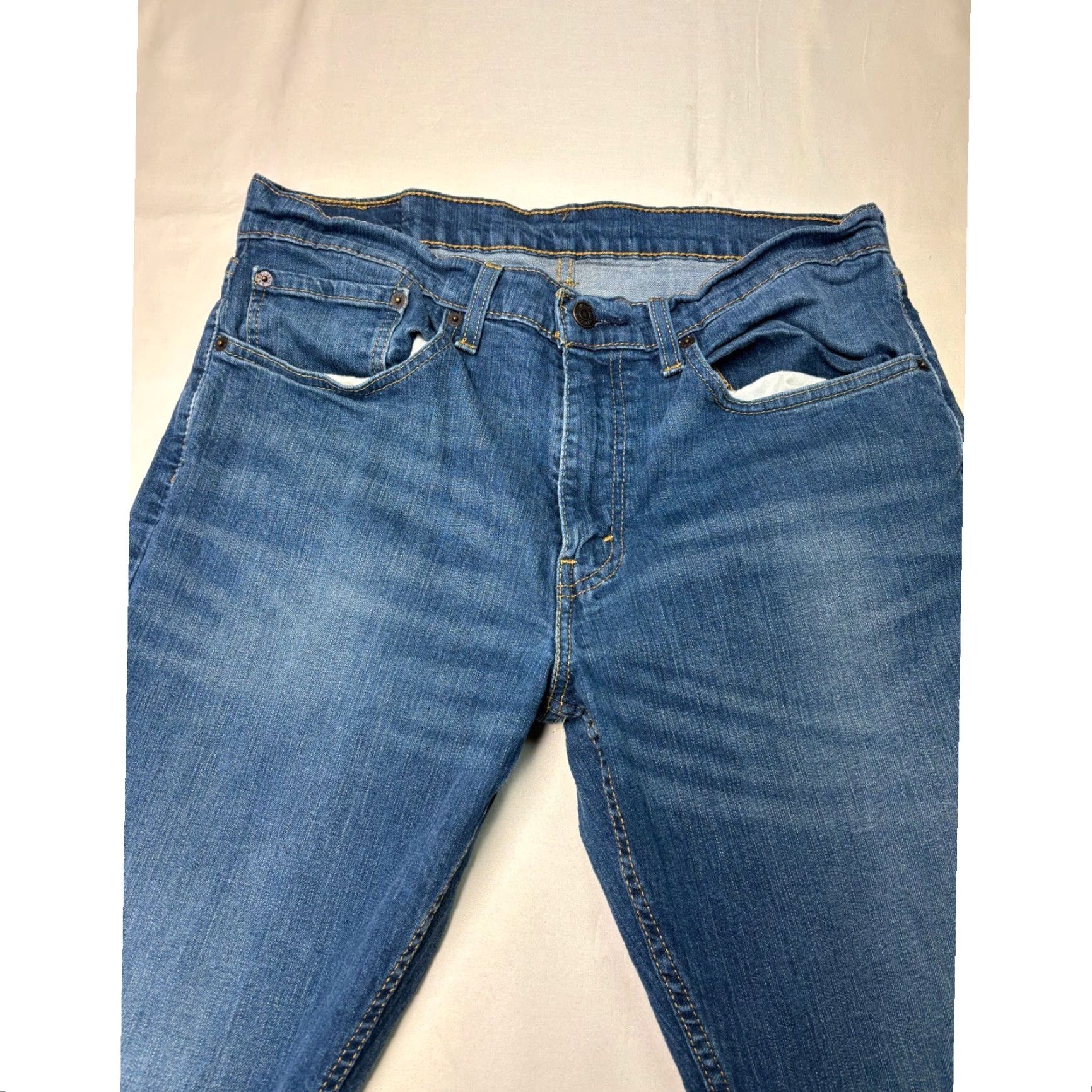 Levi's Levi's 550 Jeans Blue Men Regular W34 L32 Straight Mid Rise Denim Size US 34 / EU 50 - 2 Thumbnail