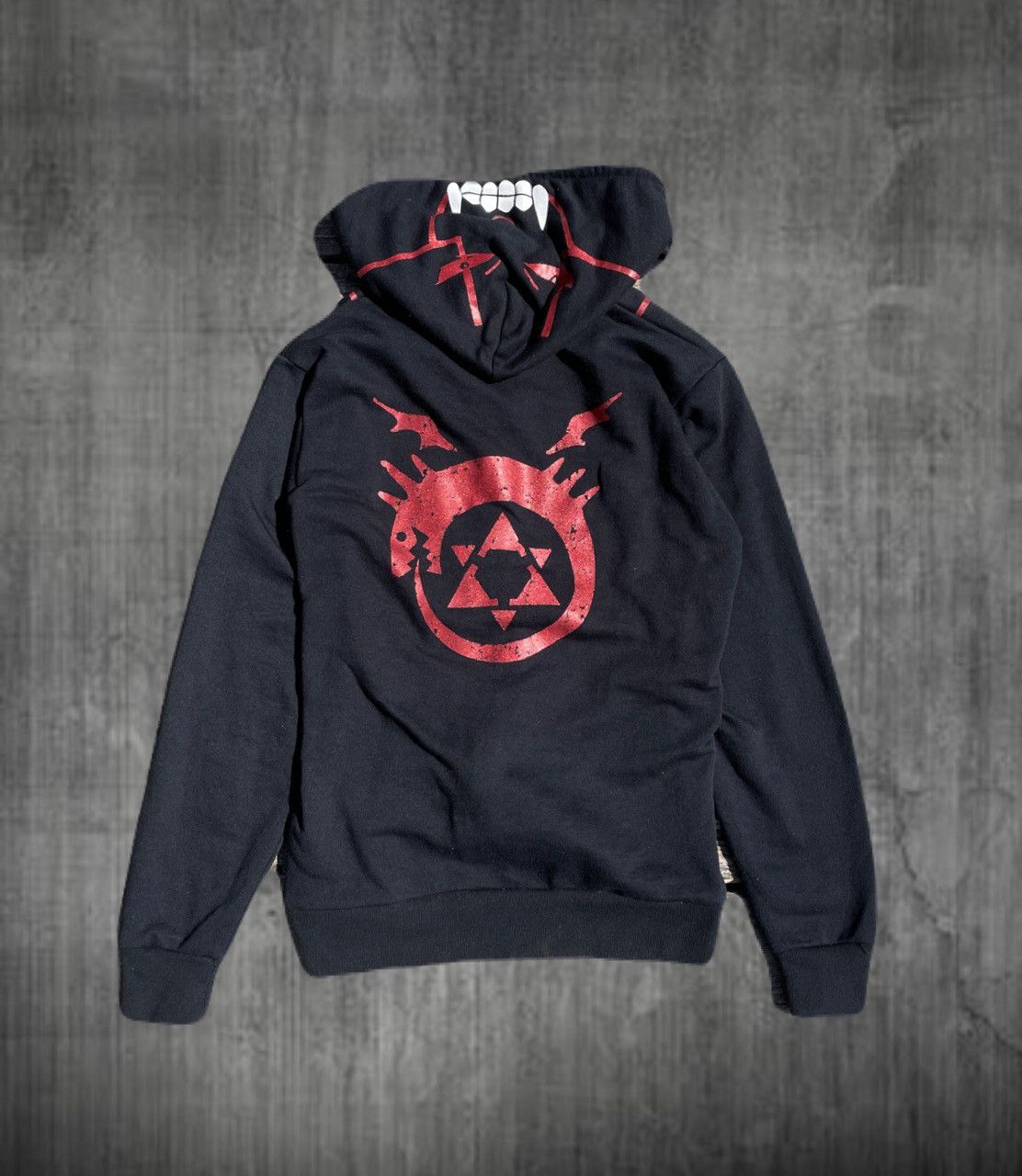If Six Was Nine 2000s Japanese Fullmetal alchemist Giltter Zip-up Hoodie Size US S / EU 44-46 / 1 - 1 Thumbnail