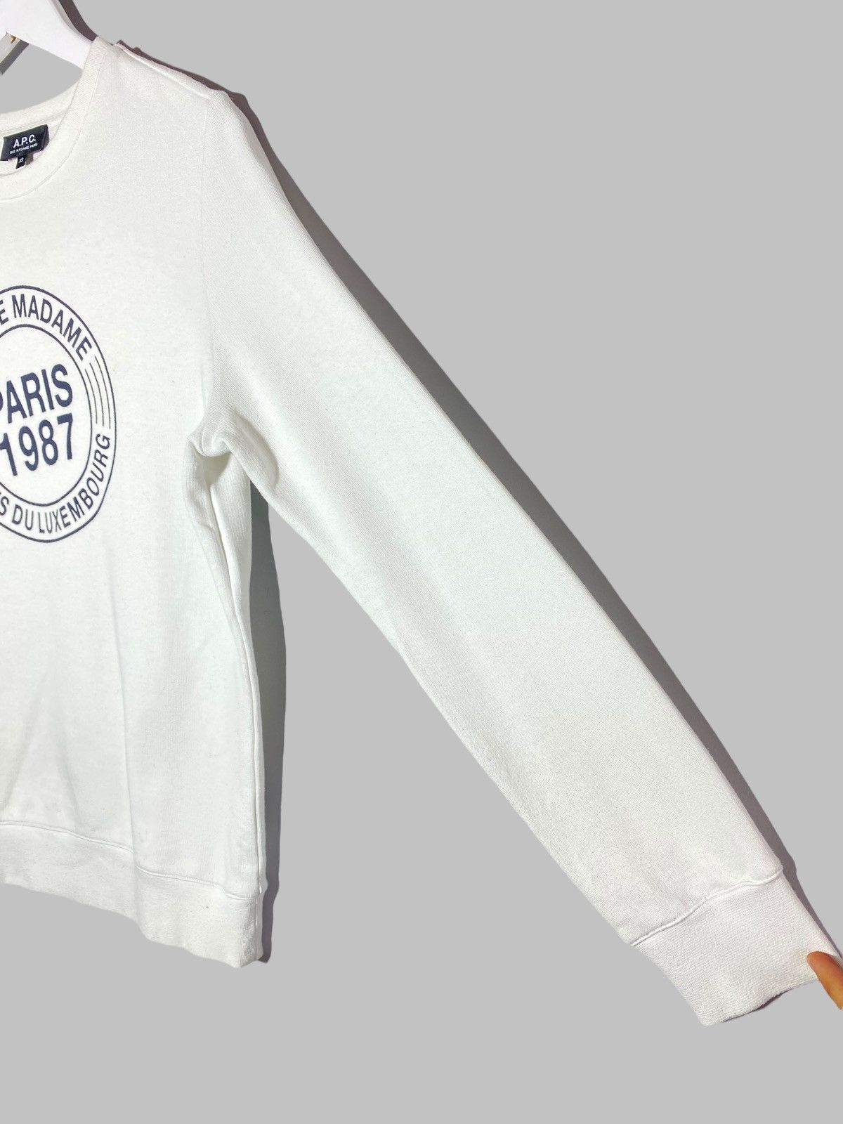 A.P.C. 🔥 A.P.C RUE MADAME COTTON CREWNECK SWEATSHIRT Size US XS / EU 42 / 0 - 6 Thumbnail