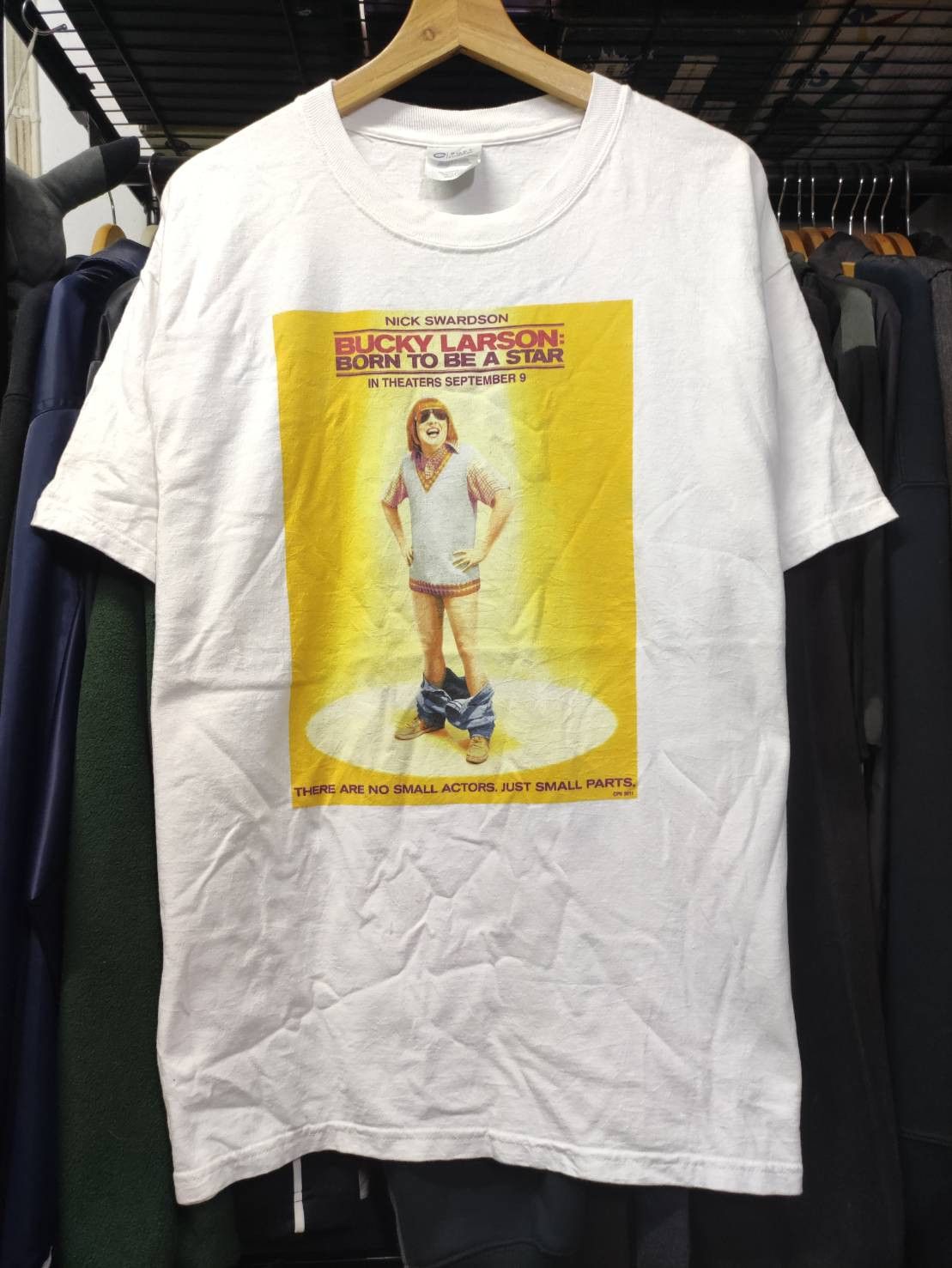 Vintage Vtg Bucky Larson Born To Be A Star Movie Promo T-Shirt Size US L / EU 52-54 / 3 - 2 Thumbnail