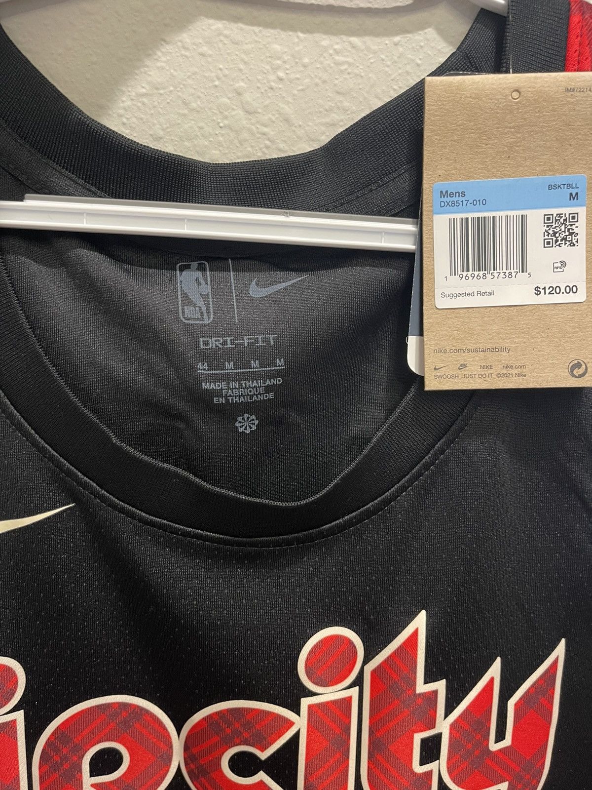 NBA × Nike Nike Portland Trail Blazers City Edition Jersey 2021 Size US M / EU 48-50 / 2 - 3 Thumbnail