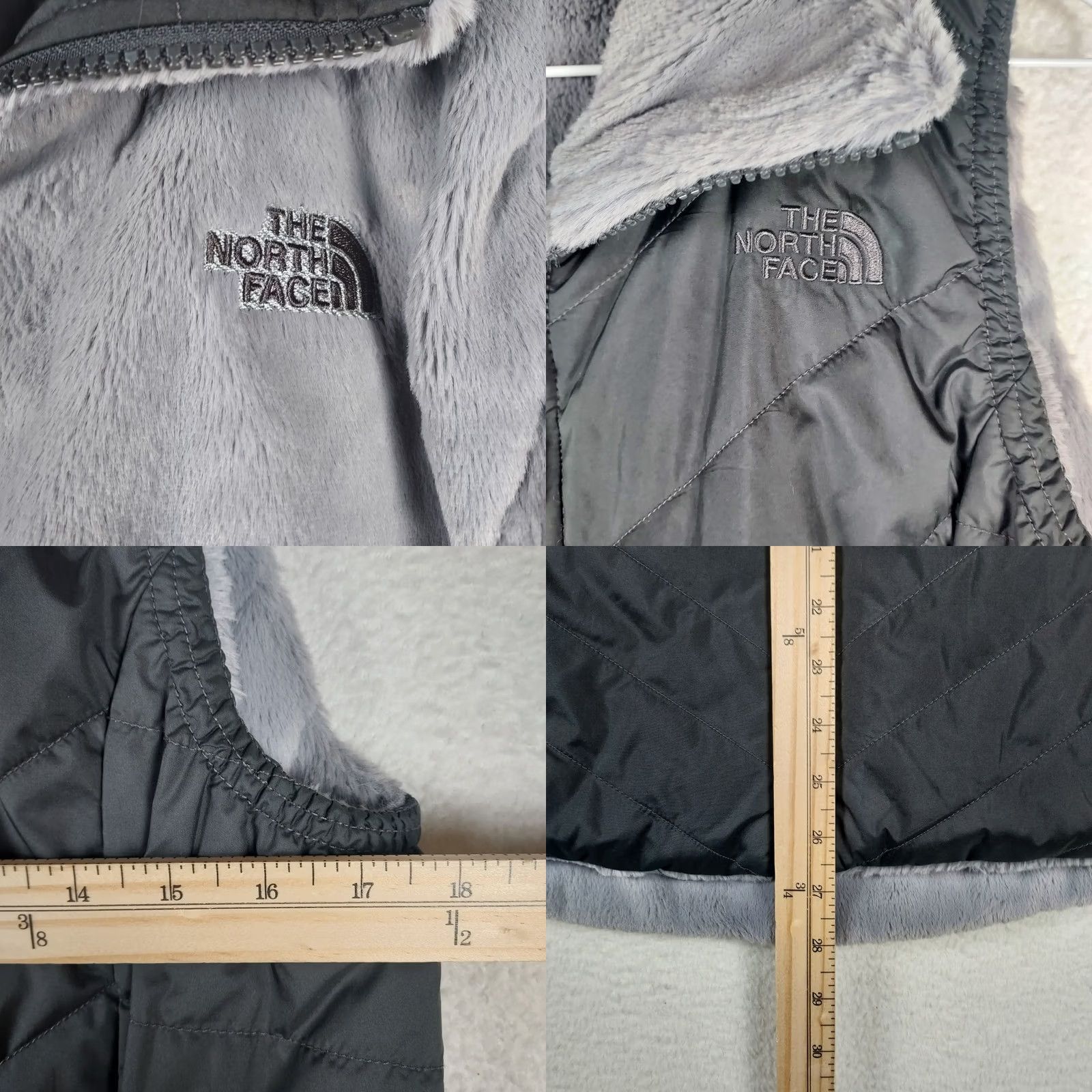 The North Face The North Face Reversible Fleece Vest Womens Small Black Full Zip Size S / US 4 / IT 40 - 8 Thumbnail