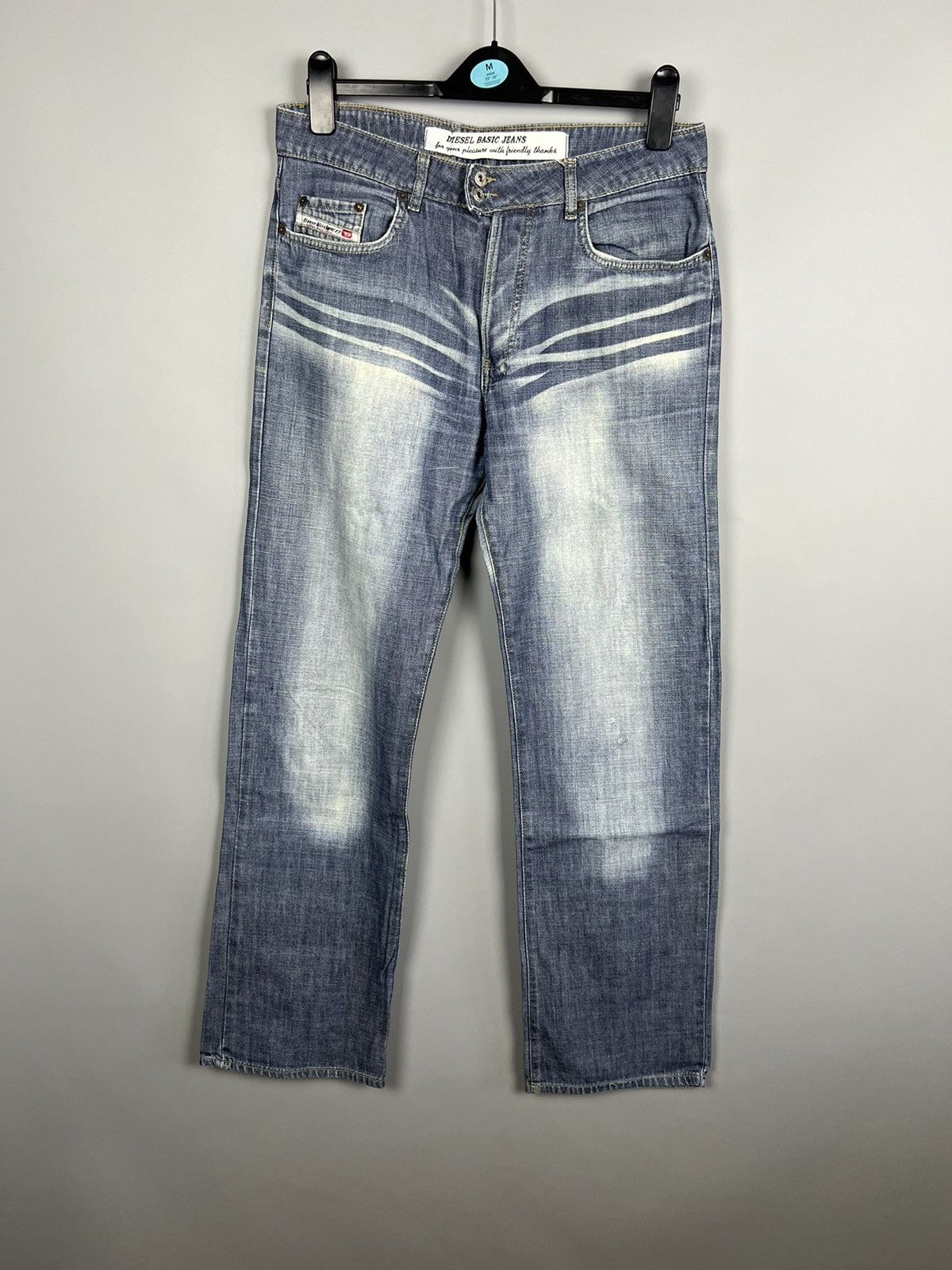 Diesel W33 Diesel Industry Denim Division Vintage Jeans Distressed Size US 33 - 1 Thumbnail