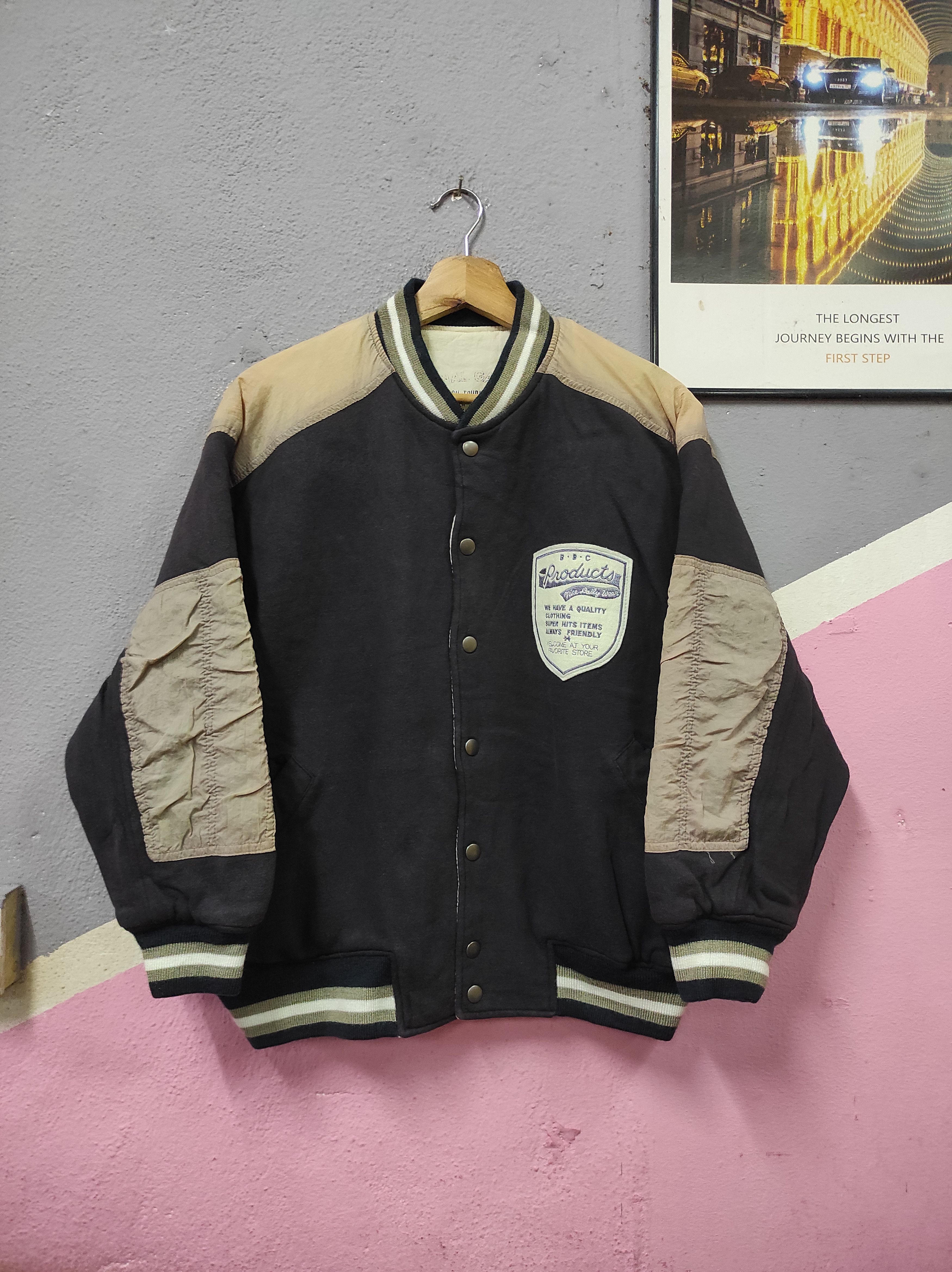 Vintage BRES BIS FINAL SQUASH TOURNAMENT VARSITY JACKET OVERSIZED Size S / US 4 / IT 40 - 1 Thumbnail