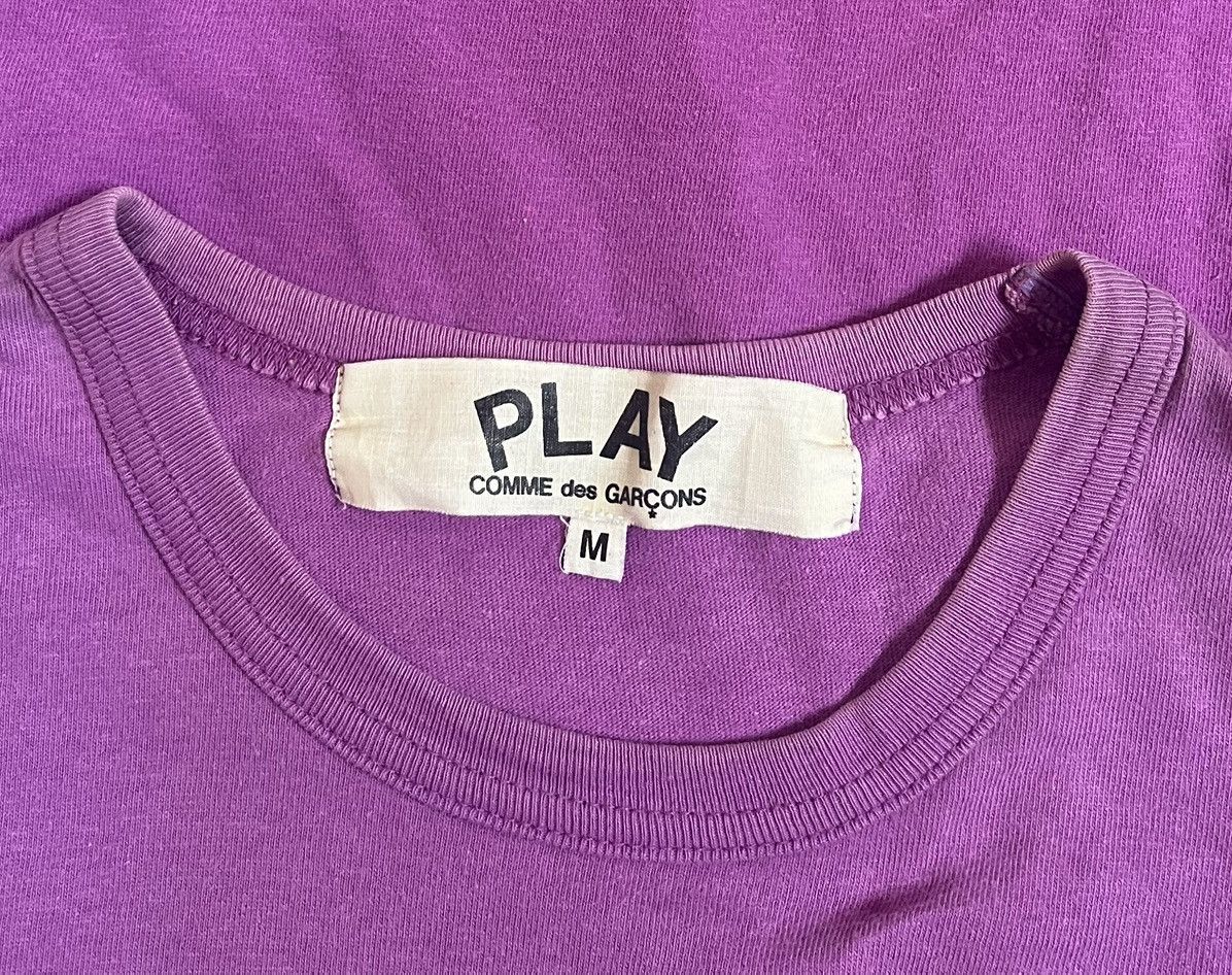 Comme des Garcons PLAY Cdg play AD2009 filip pagowski printed logo tee Size US M / EU 48-50 / 2 - 4 Thumbnail