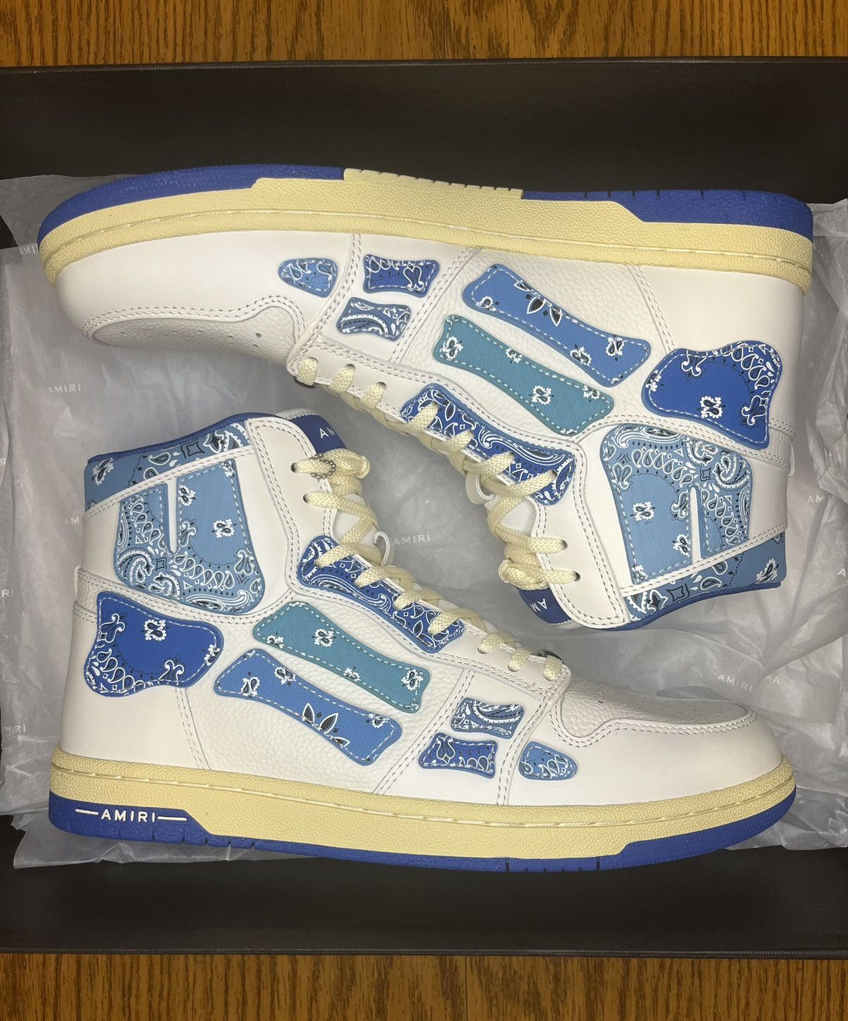 Amiri Skel Bandana High-Top Sneaker