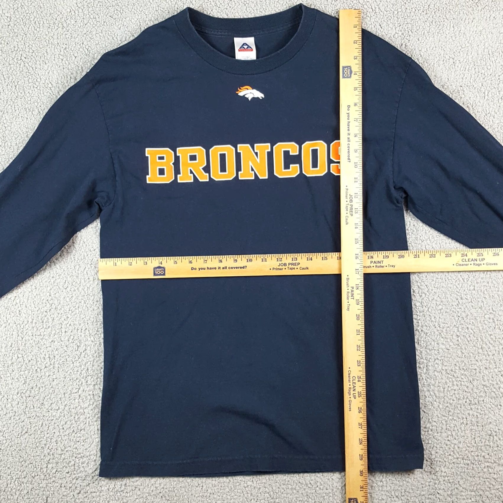 NFL Vintage Denver Broncos Y2K NFL Football Long Sleeve T-Shirt Men's Large Blue Retro Sports Size US L / EU 52-54 / 3 - 5 Thumbnail