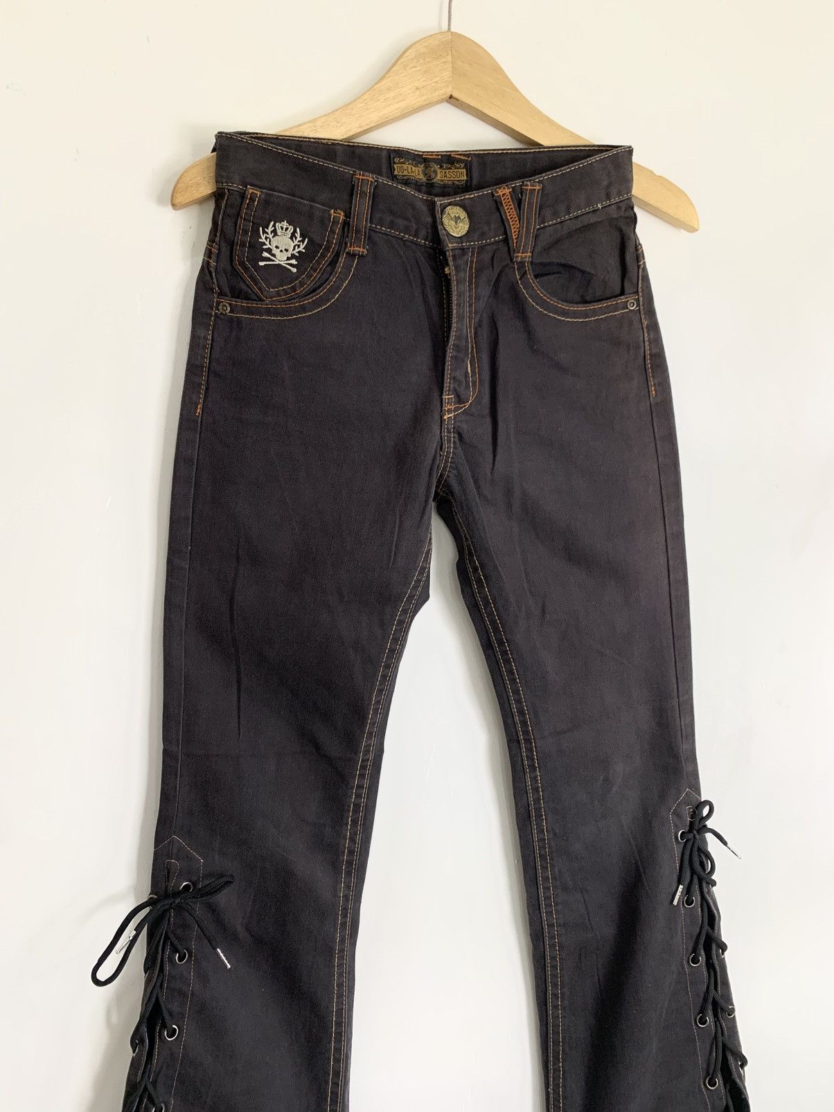 If Six Was Nine lace up oolalasasson pant japanese brand Size US 27 - 3 Thumbnail