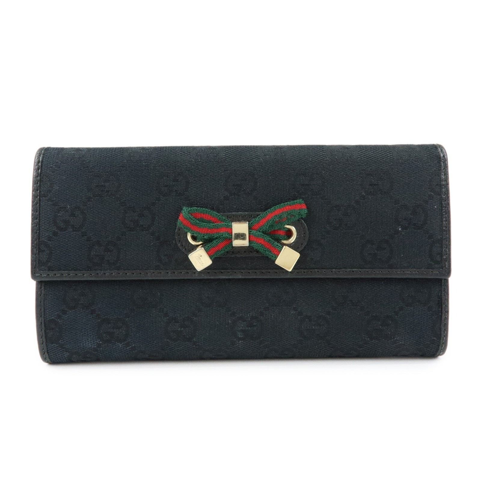 Gucci Gucci Princy GG Supreme Wallet Black Size ONE SIZE - 1 Thumbnail