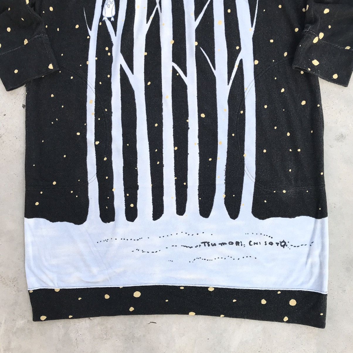 Issey Miyake × Japanese Brand × Tsumori Chisato Tsumori Chisato ( Issey Miyake ) " Night Owl " Sleep Dress Size L / US 10 / IT 46 - 5 Thumbnail